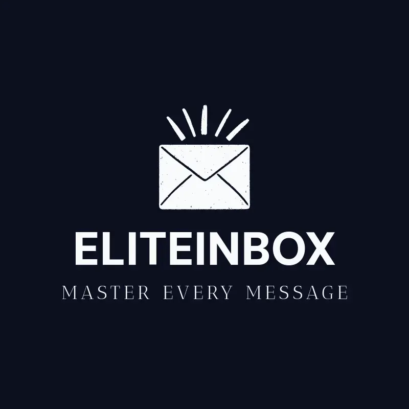 The email name EliteInbox as a branded logo with a single color icon