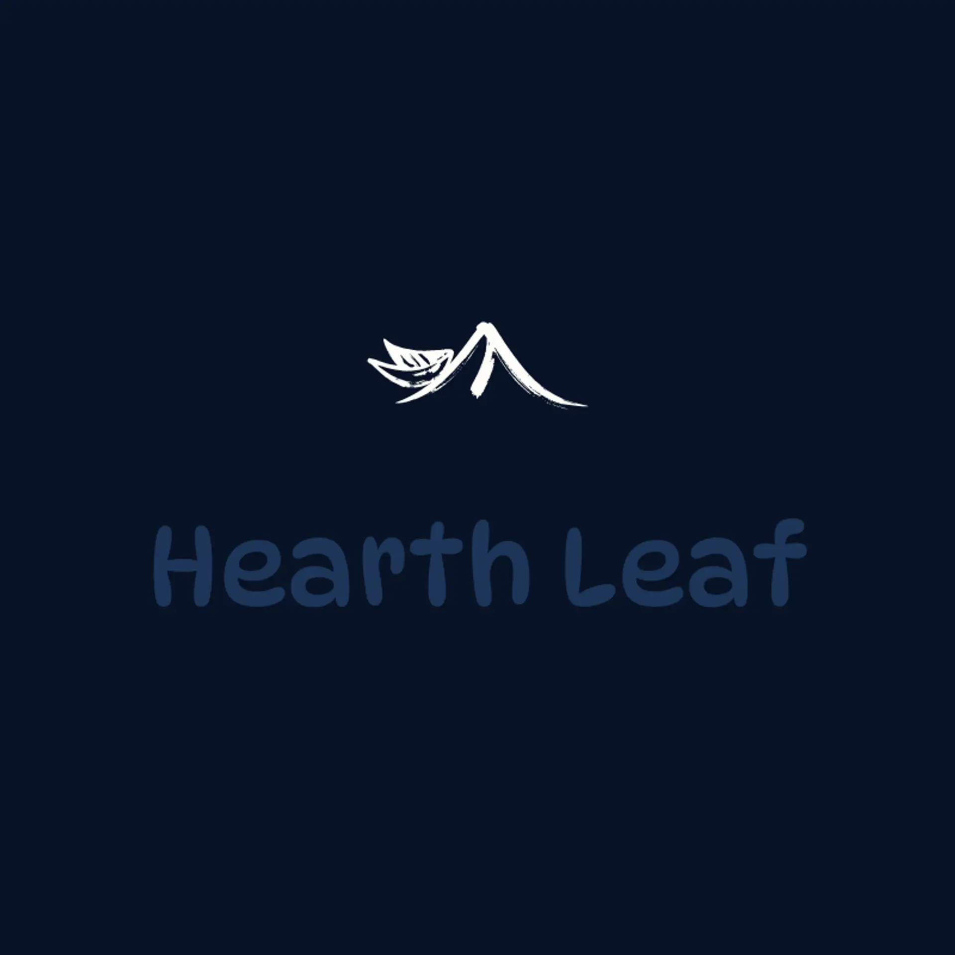 Hearth Leaf logo for tea
