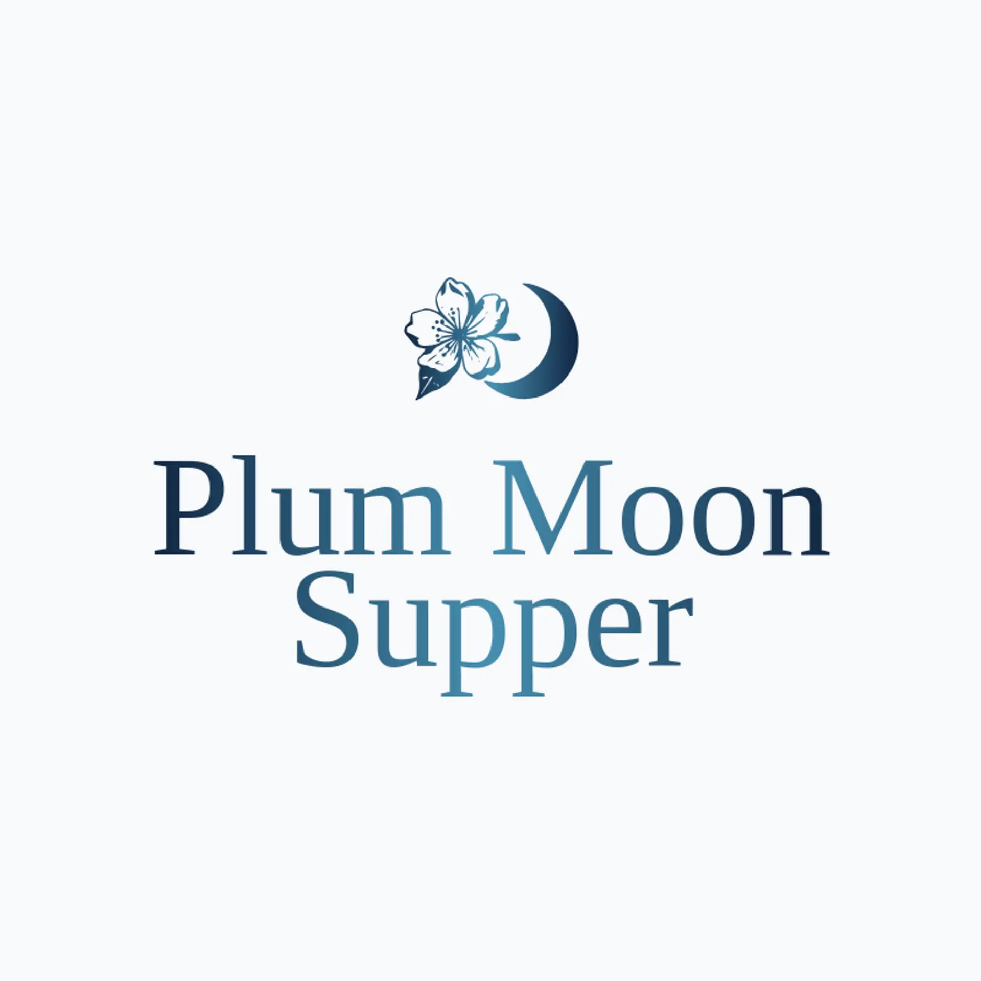 Plum Moon Supper logo for chinese food