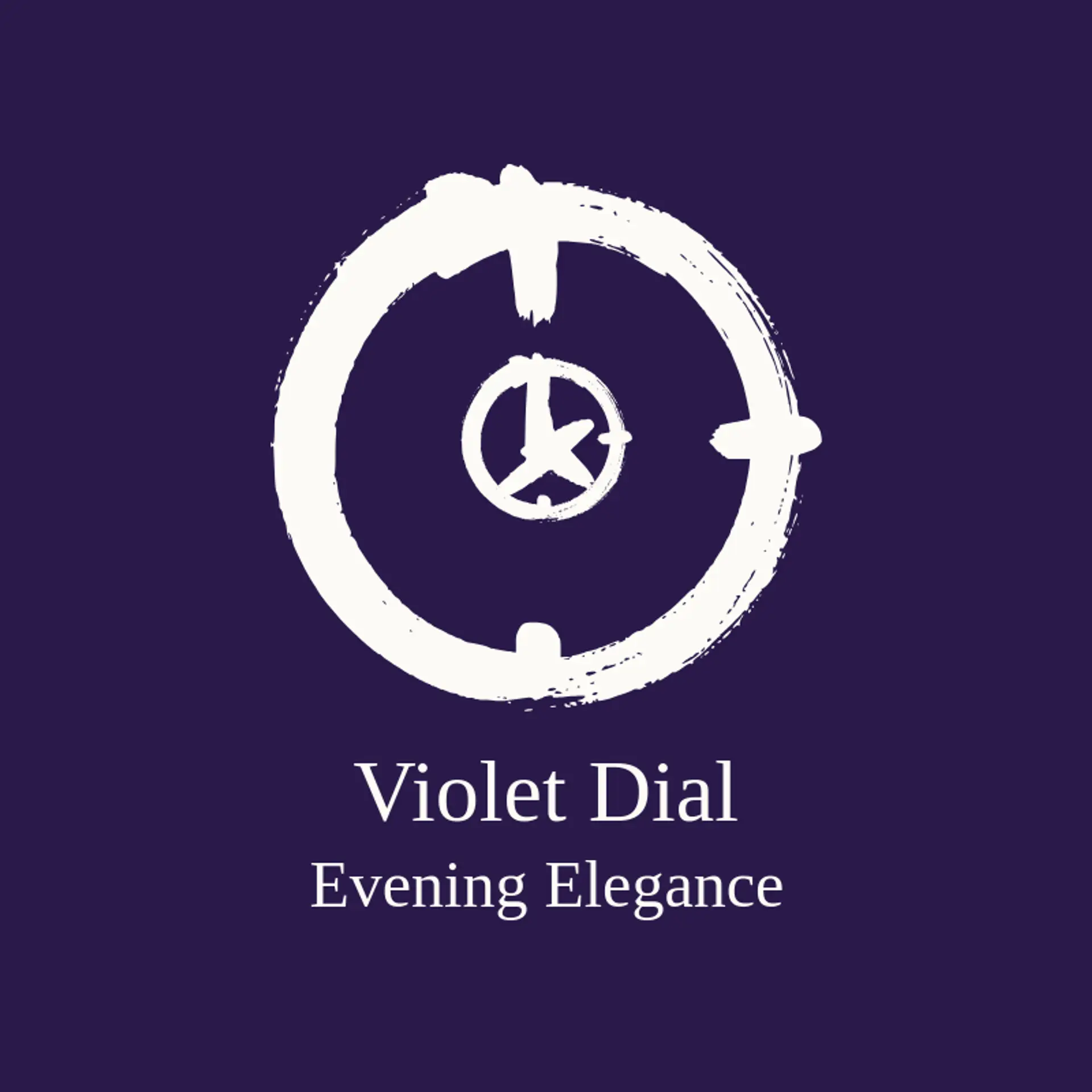 Violet Dial logo for clock