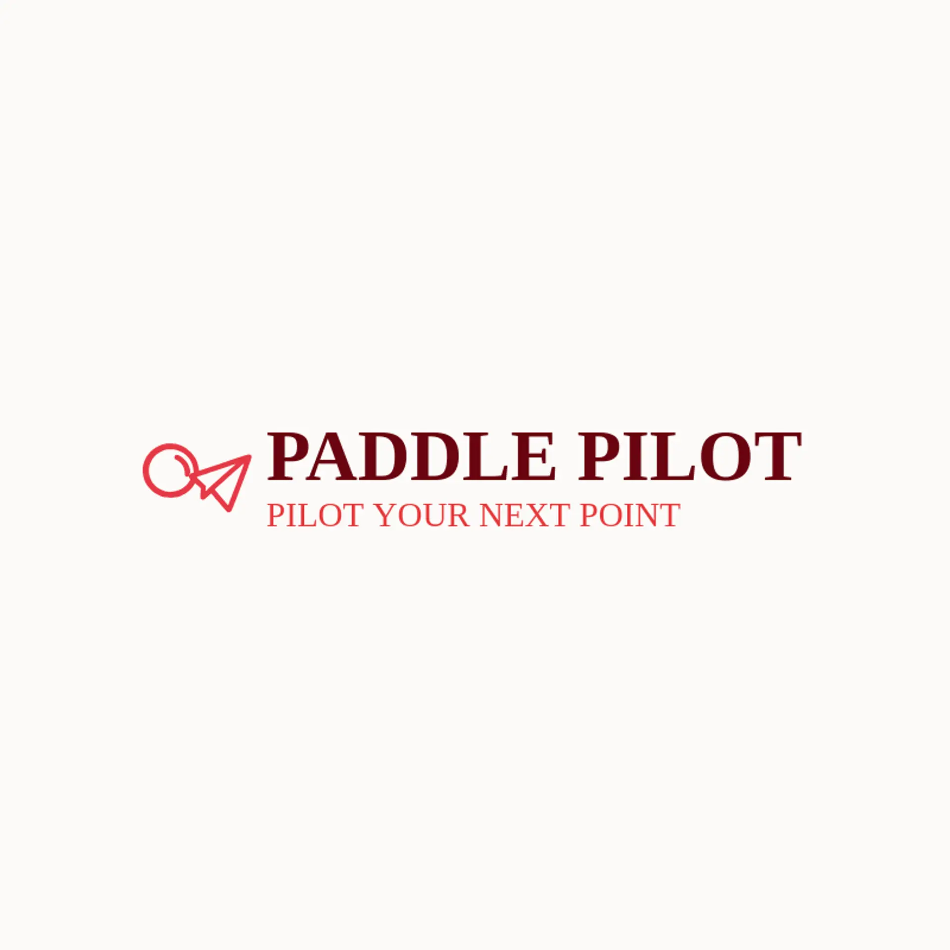Paddle Pilot logo for ping pong
