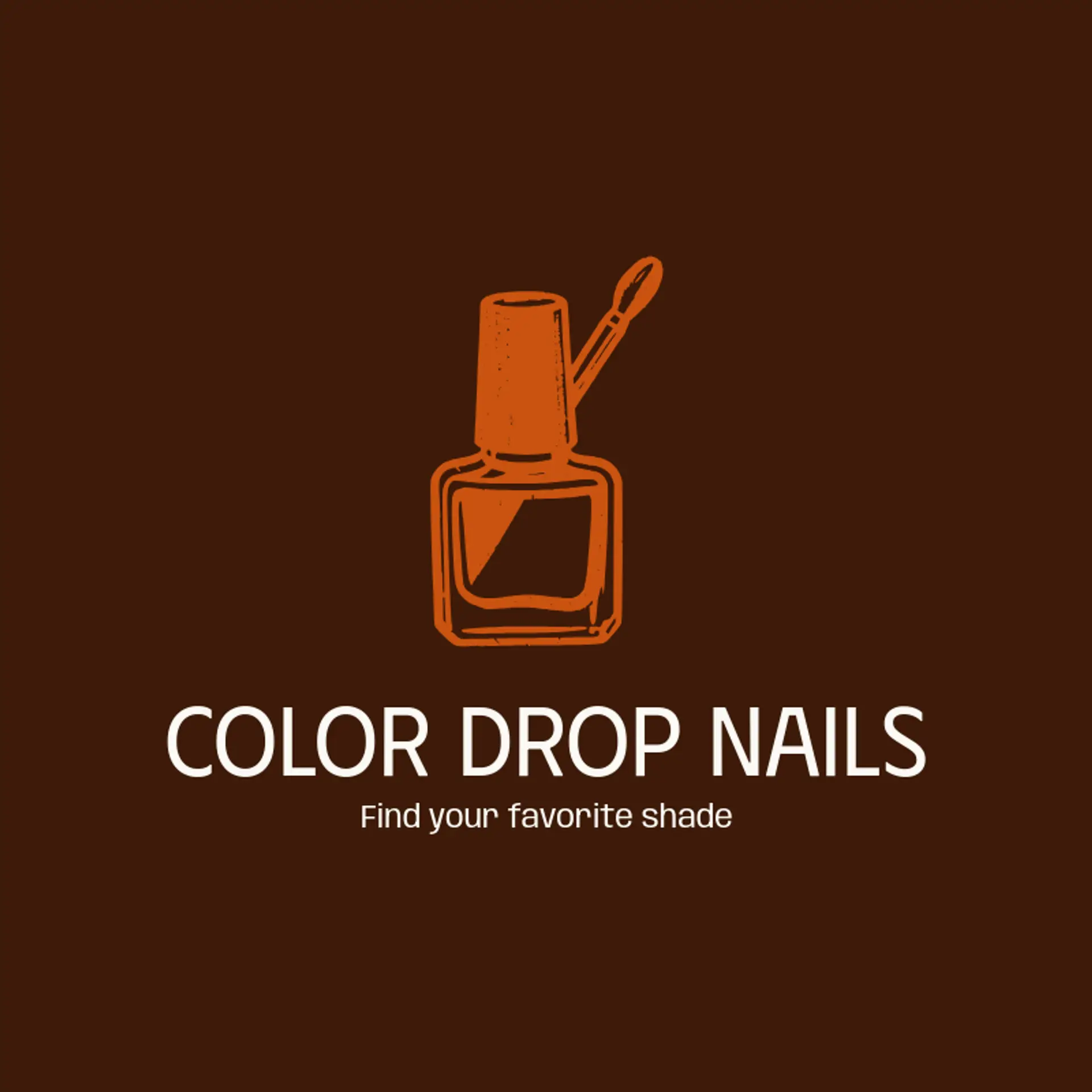 Color Drop Nails logo for nail
