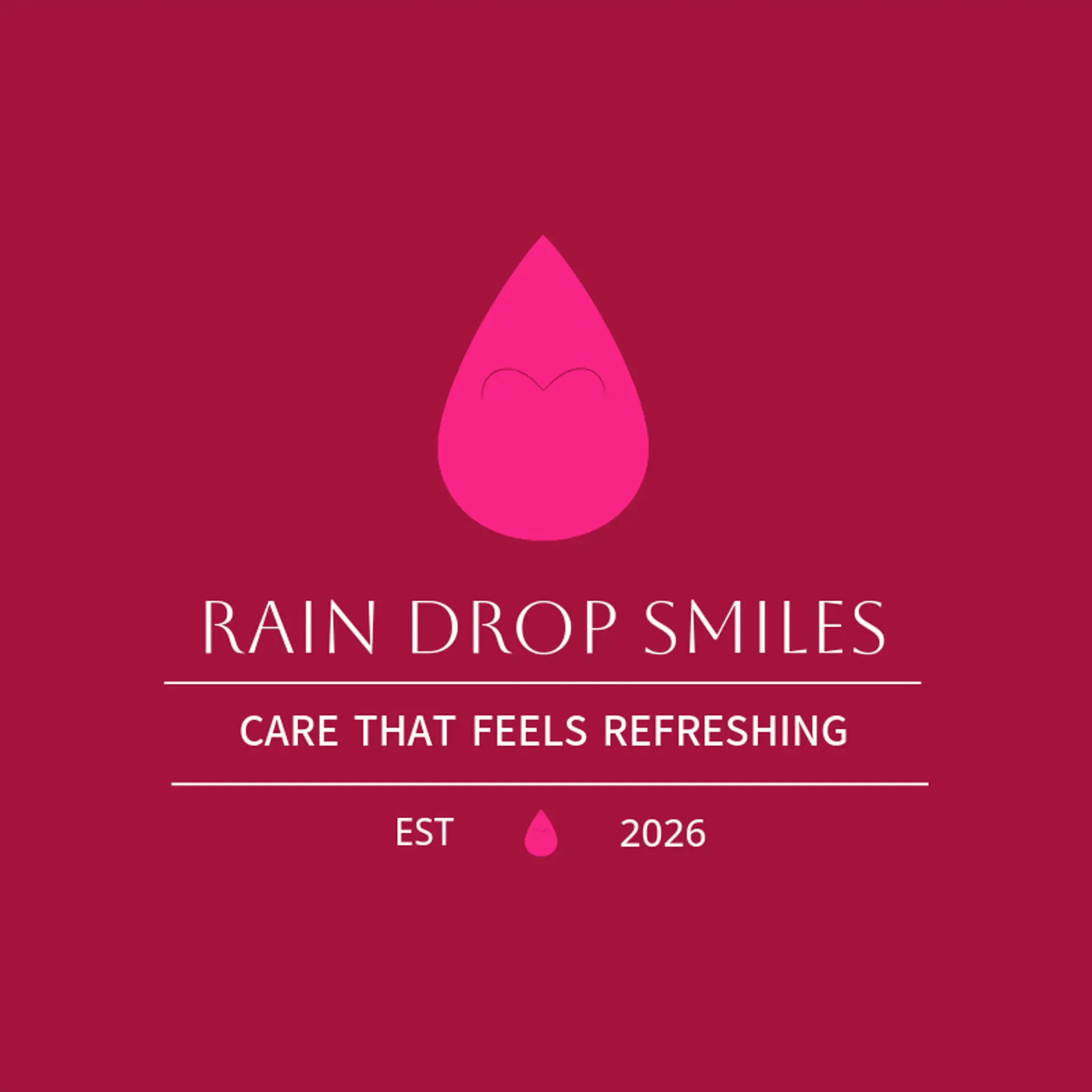 Rain Drop Smiles logo for dental