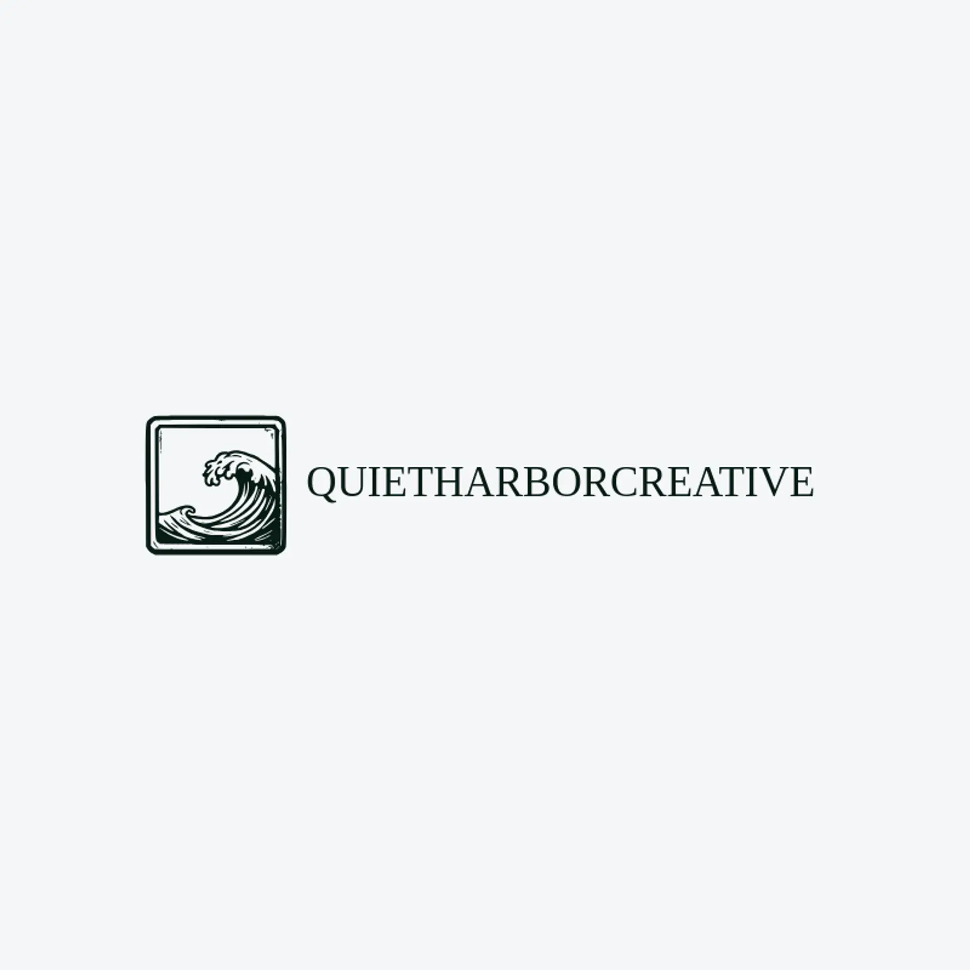 Quiet Harbor Creative logo for canvas