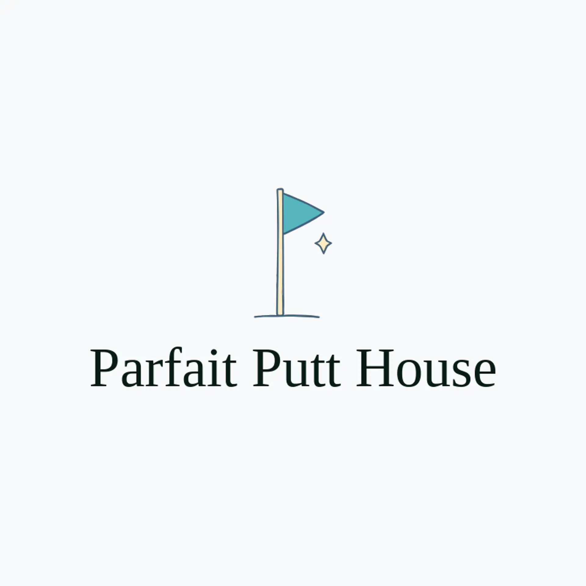 Parfait Putt House logo for mini golf