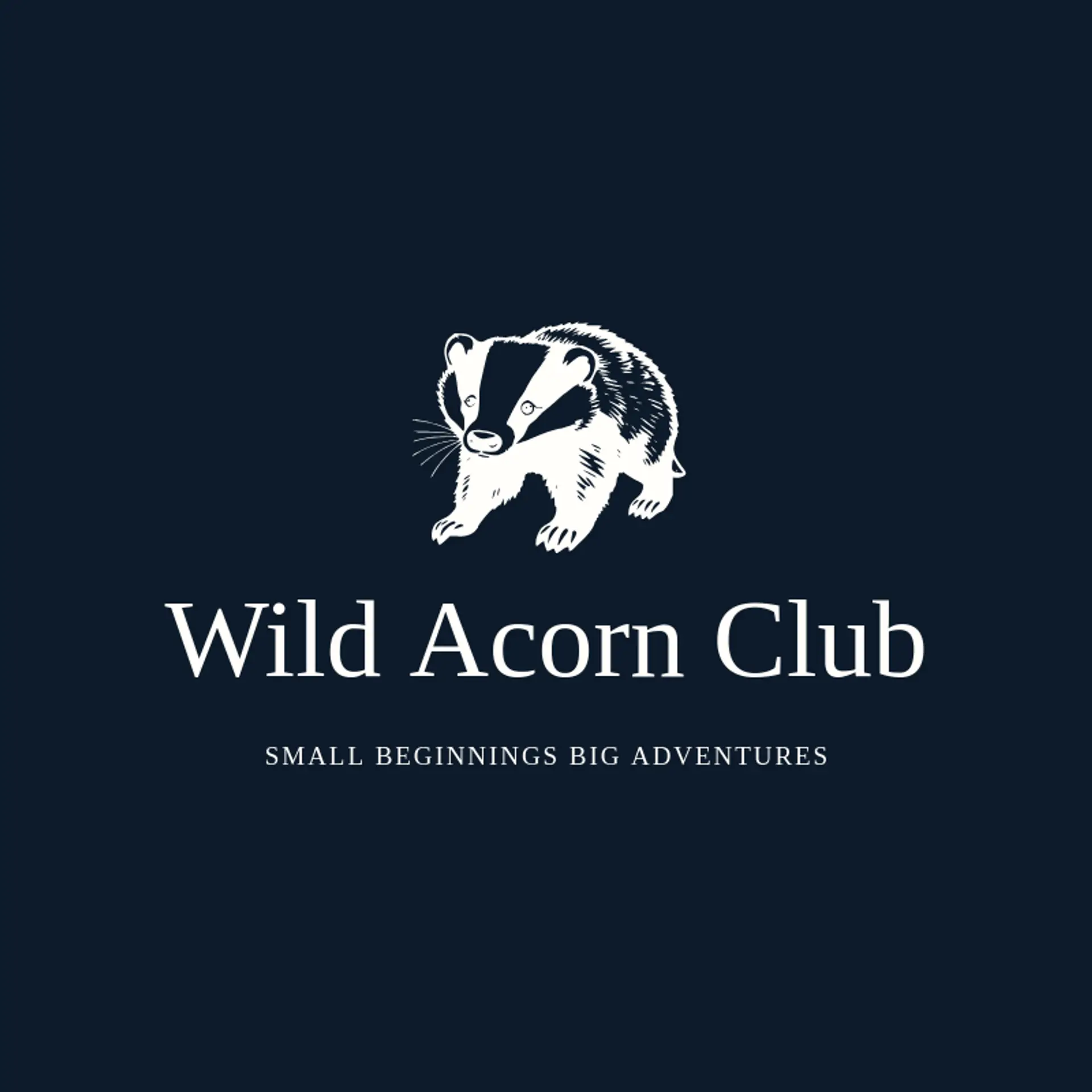 Wild Acorn Club logo for wild