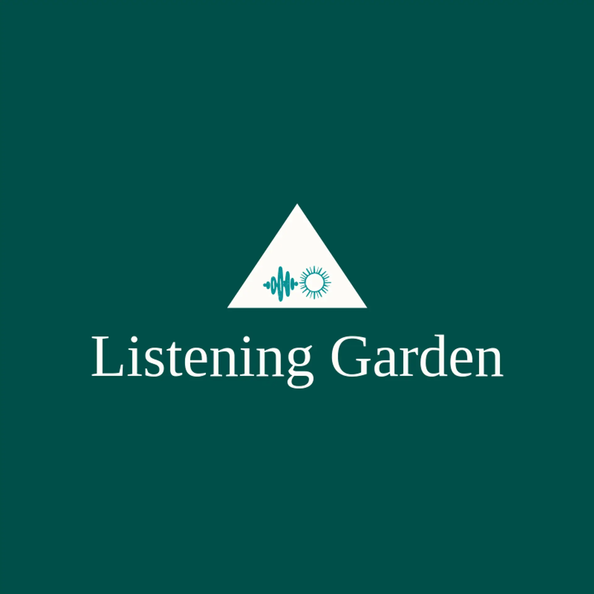 Listening Garden logo for sound wave