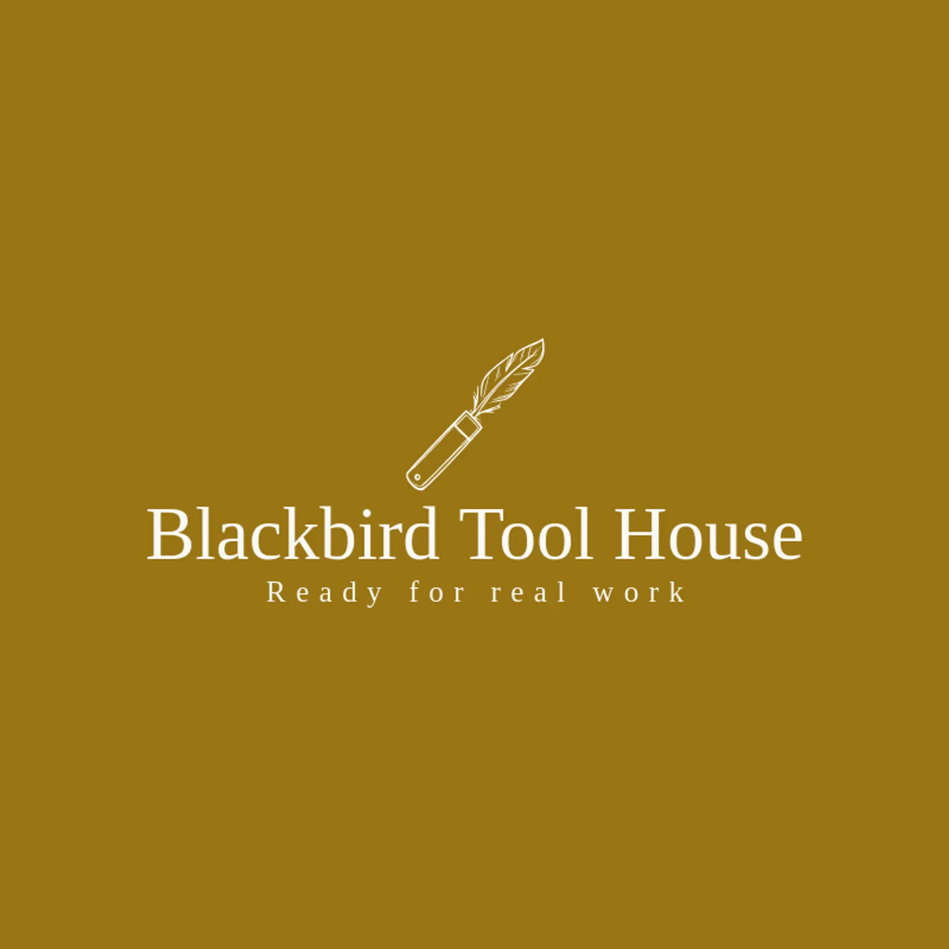 Blackbird Tool House logo for knife