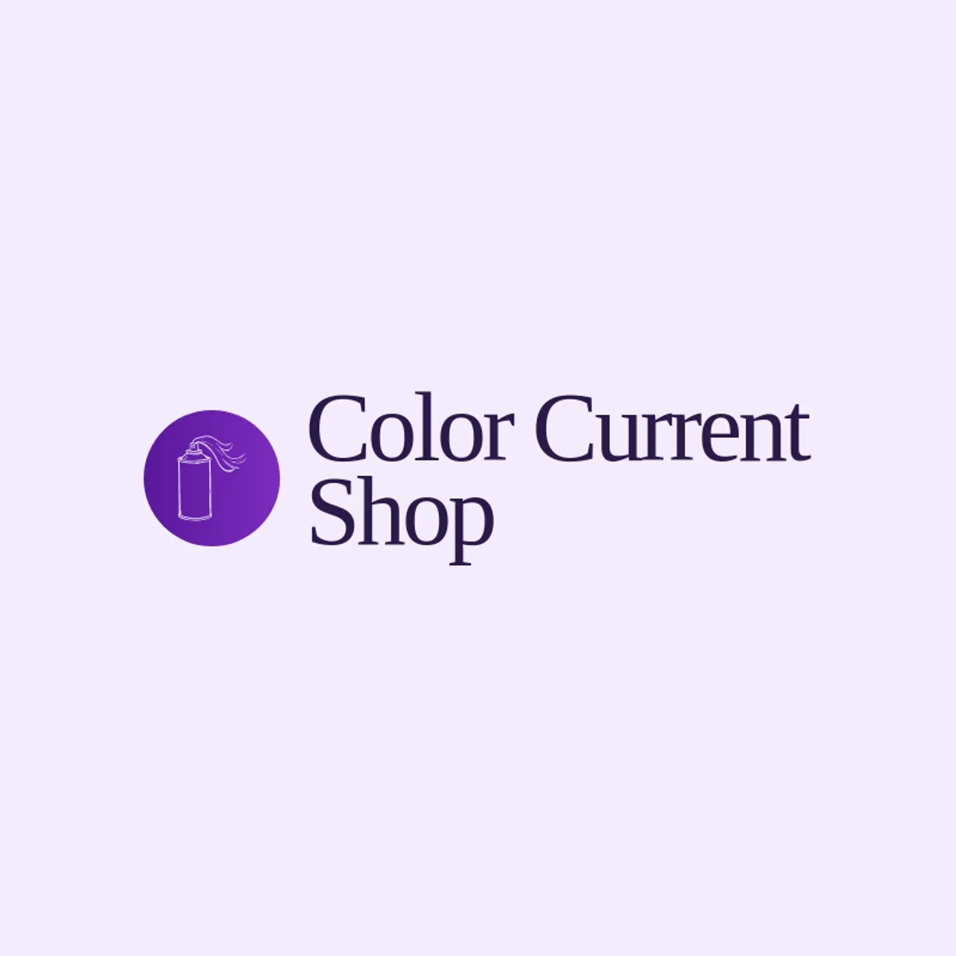 Color Current Shop logo for spray paint