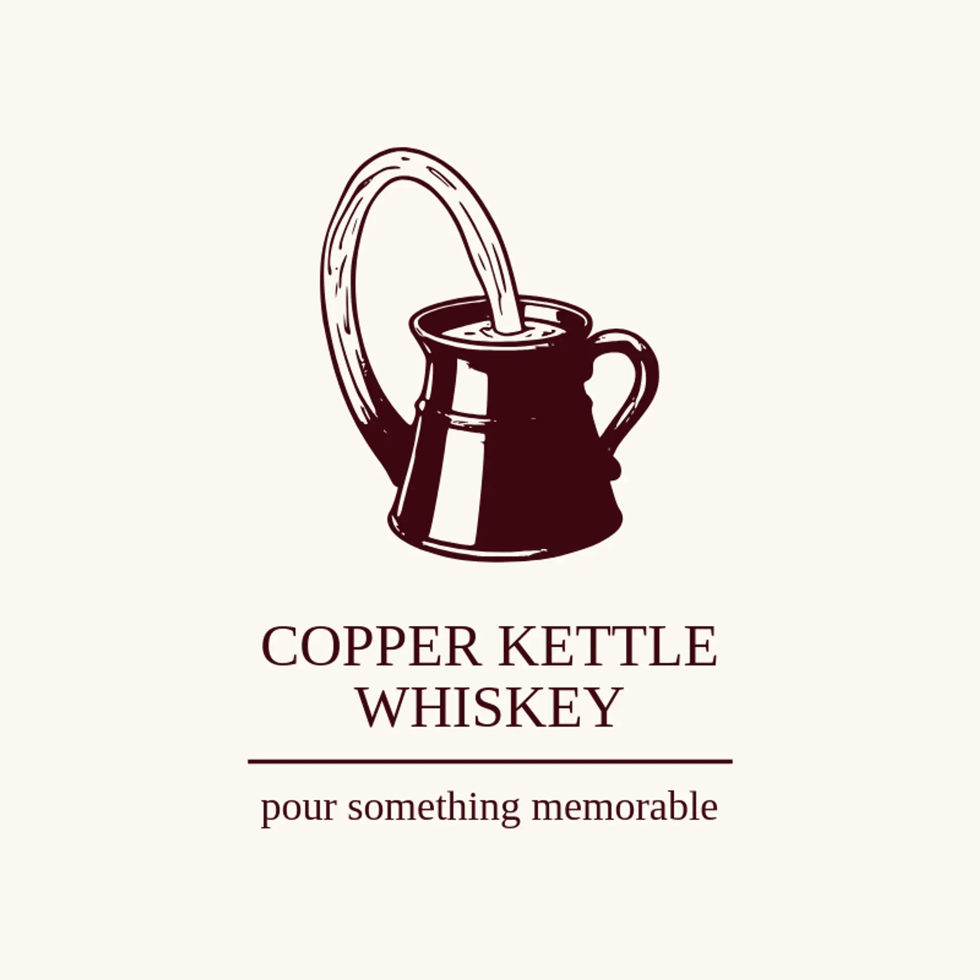Copper Kettle Whiskey logo for whiskey