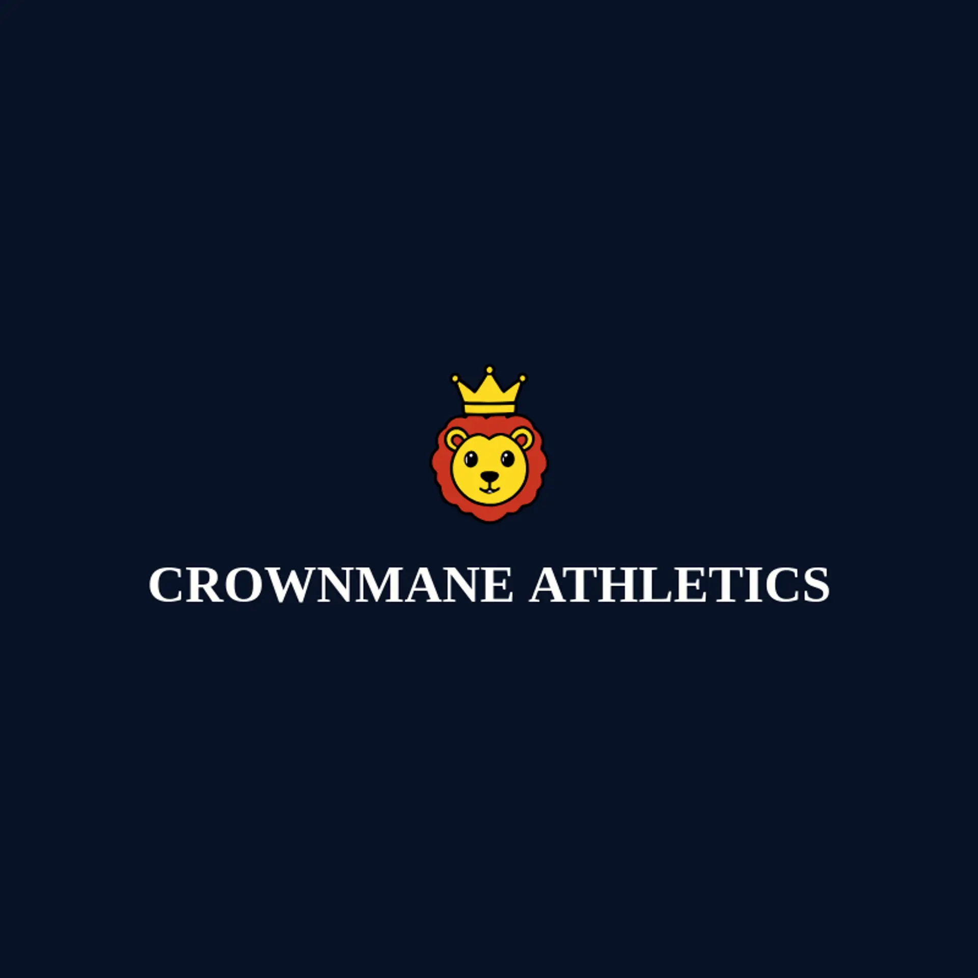 Crownmane Athletics logo for lion head