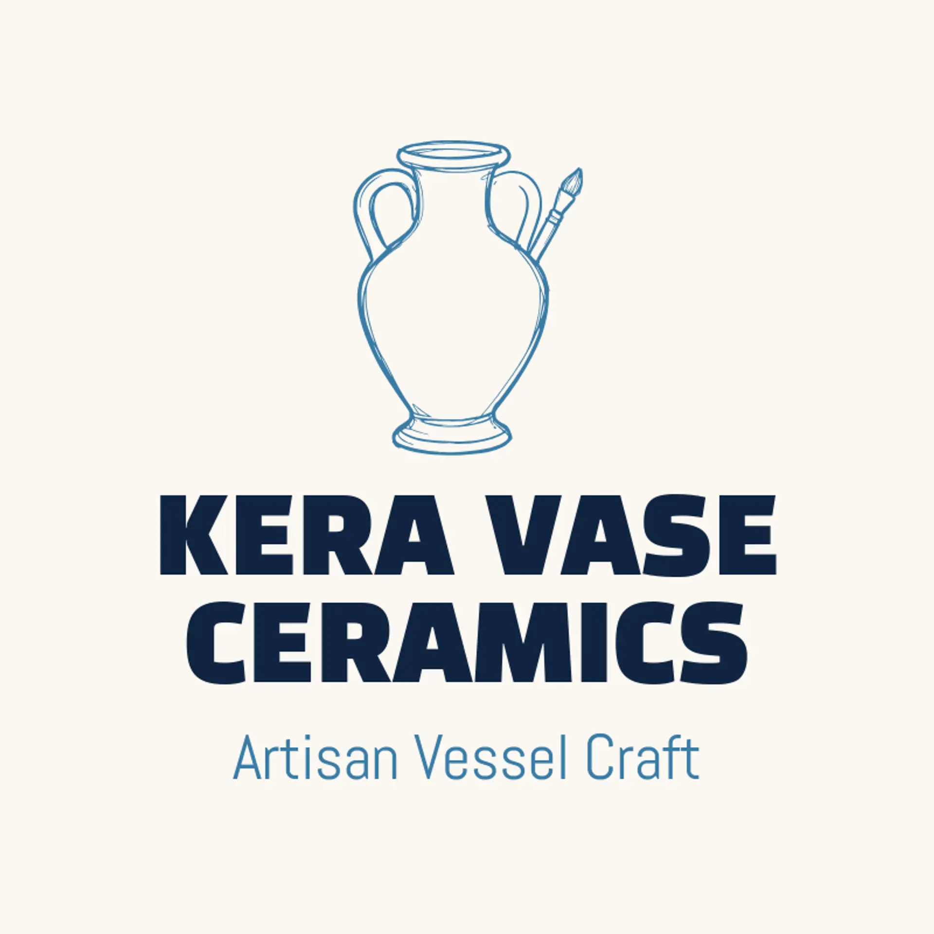 Kera Vase Ceramics logo for athens