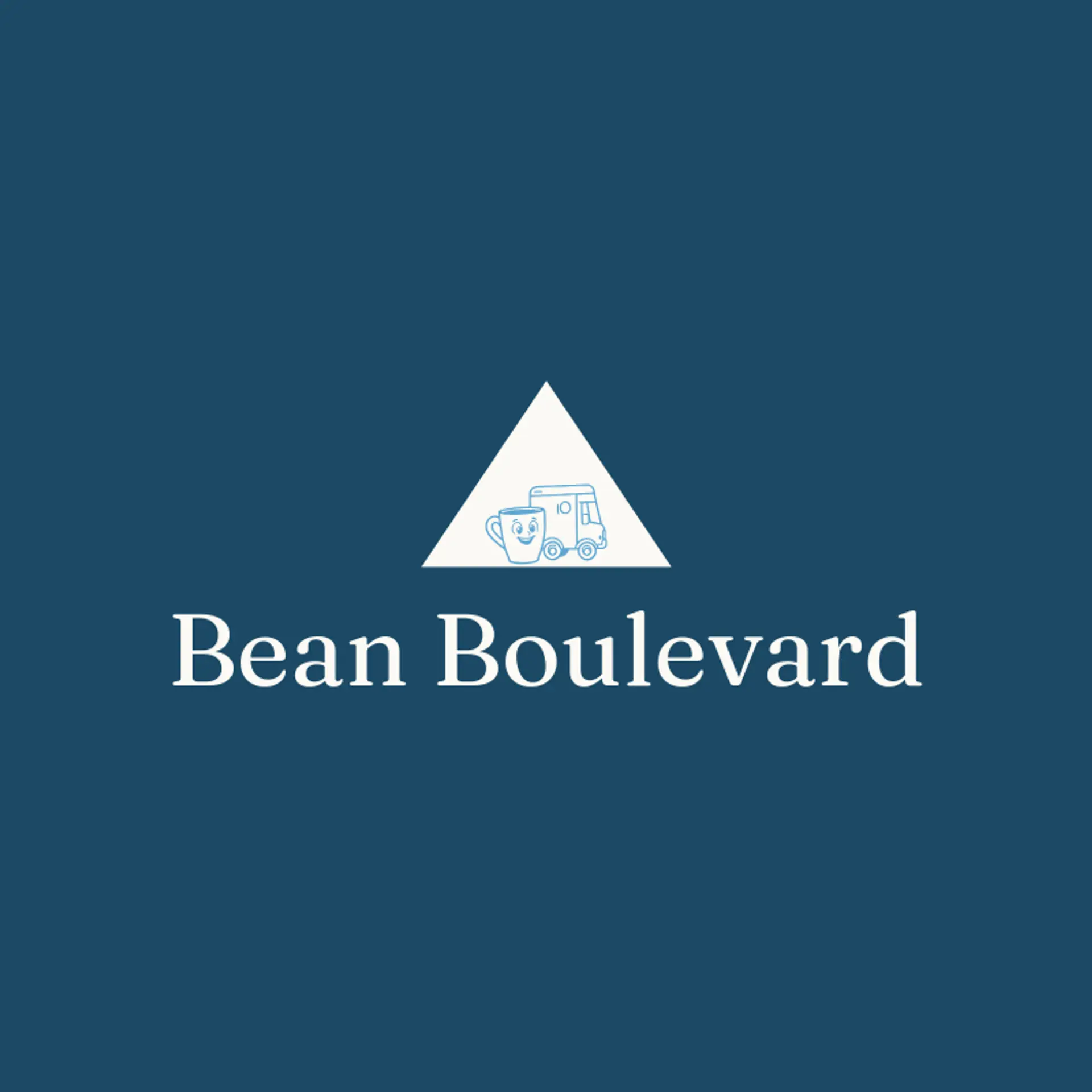 Bean Boulevard logo for food truck