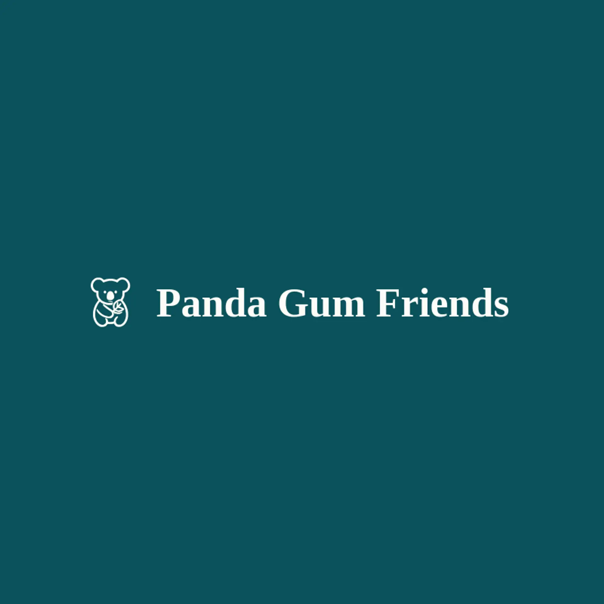 Panda Gum Friends logo for koala