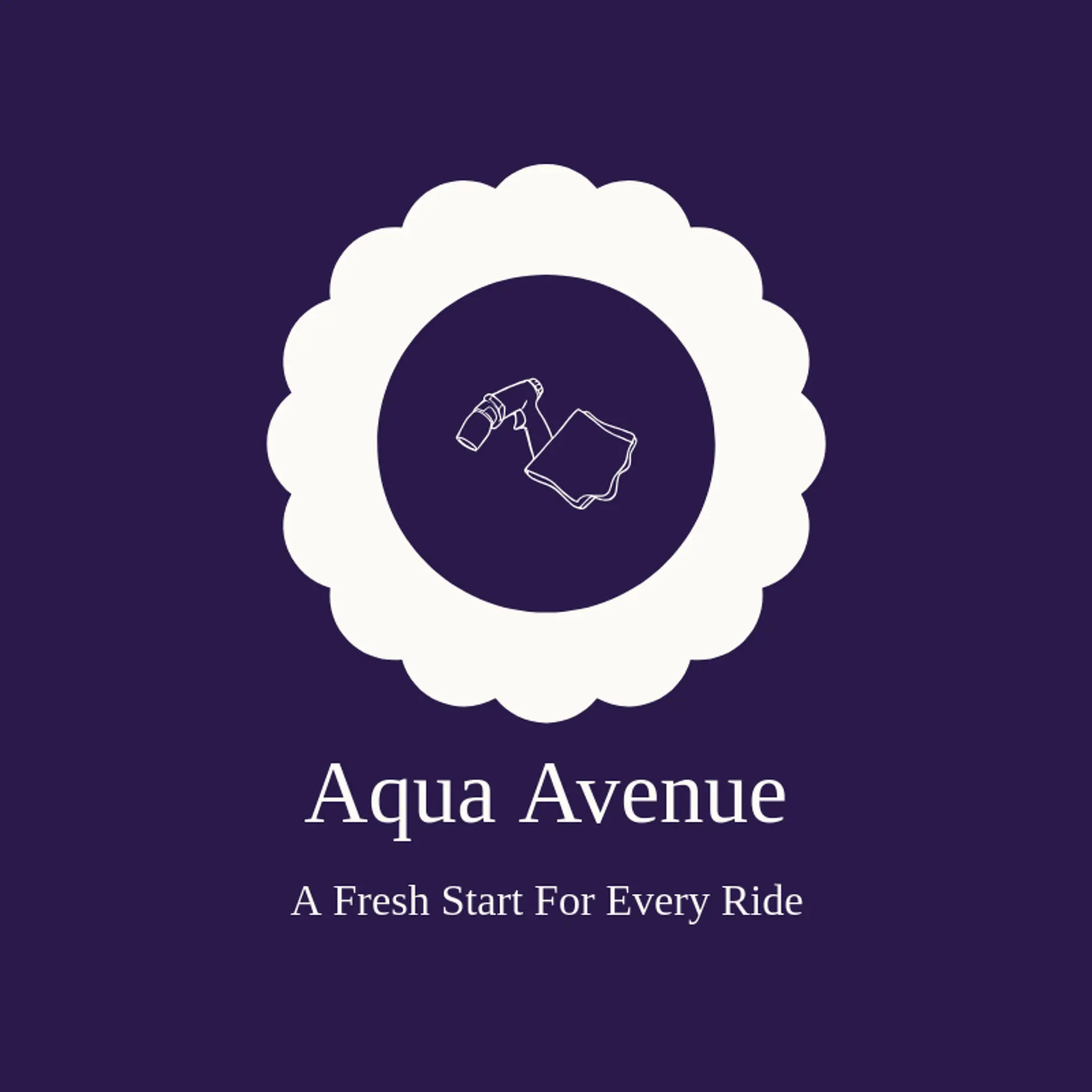 Aqua Avenue logo for auto detailing