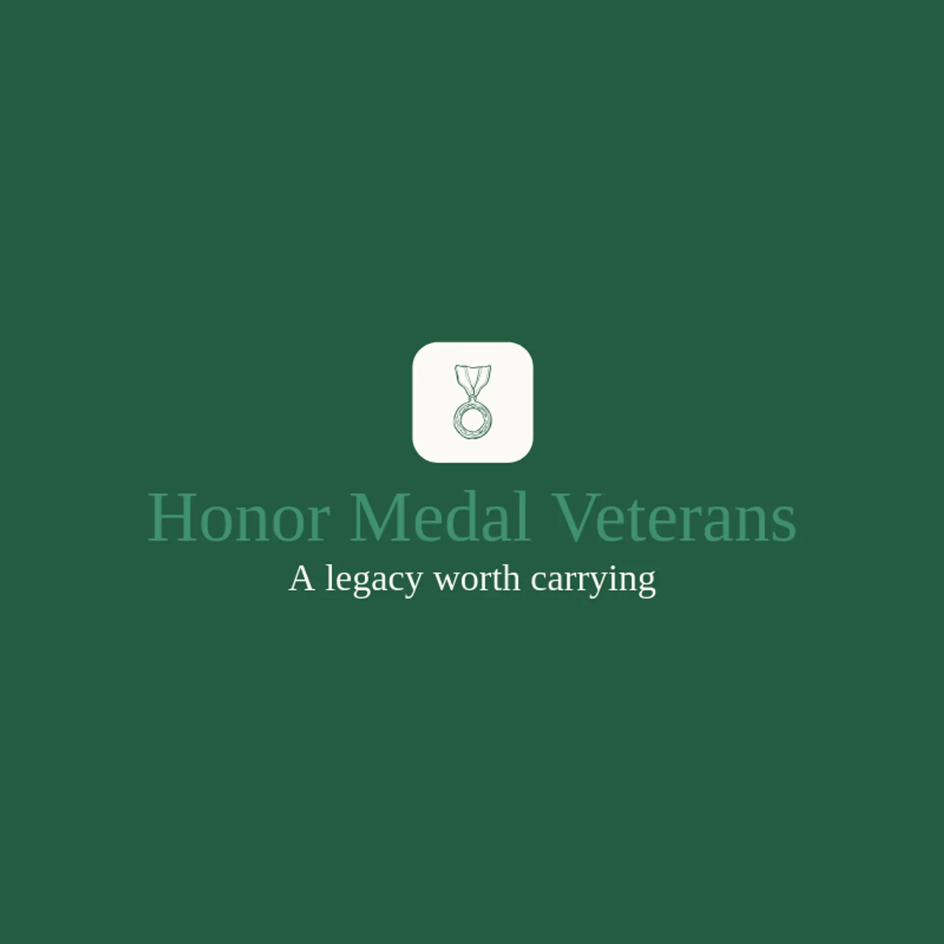 Honor Medal Veterans logo for veteran