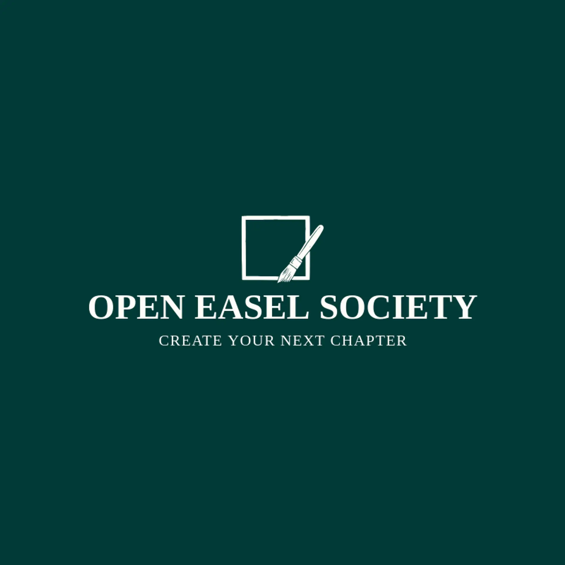 Open Easel Society logo for canvas