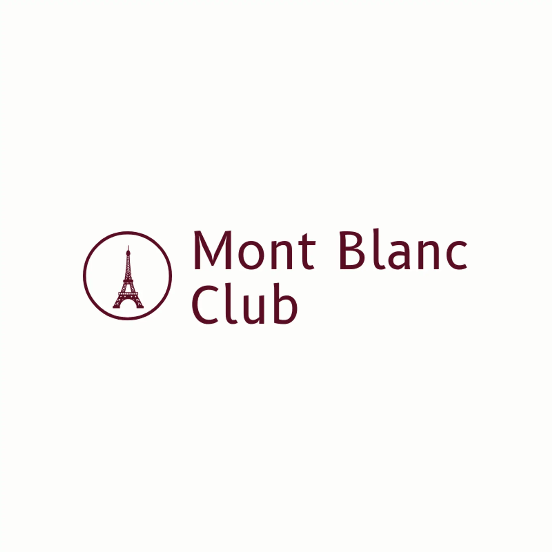 Mont Blanc Club logo for france