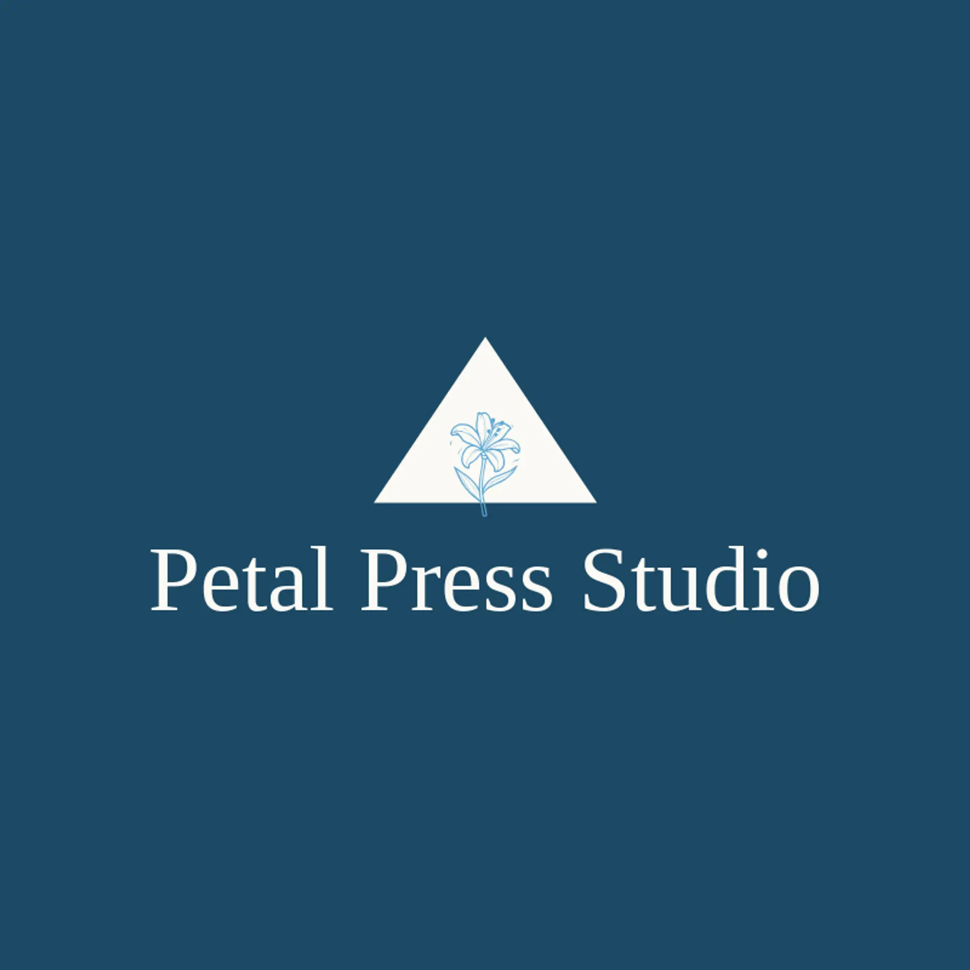 Petal Press Studio logo for lily