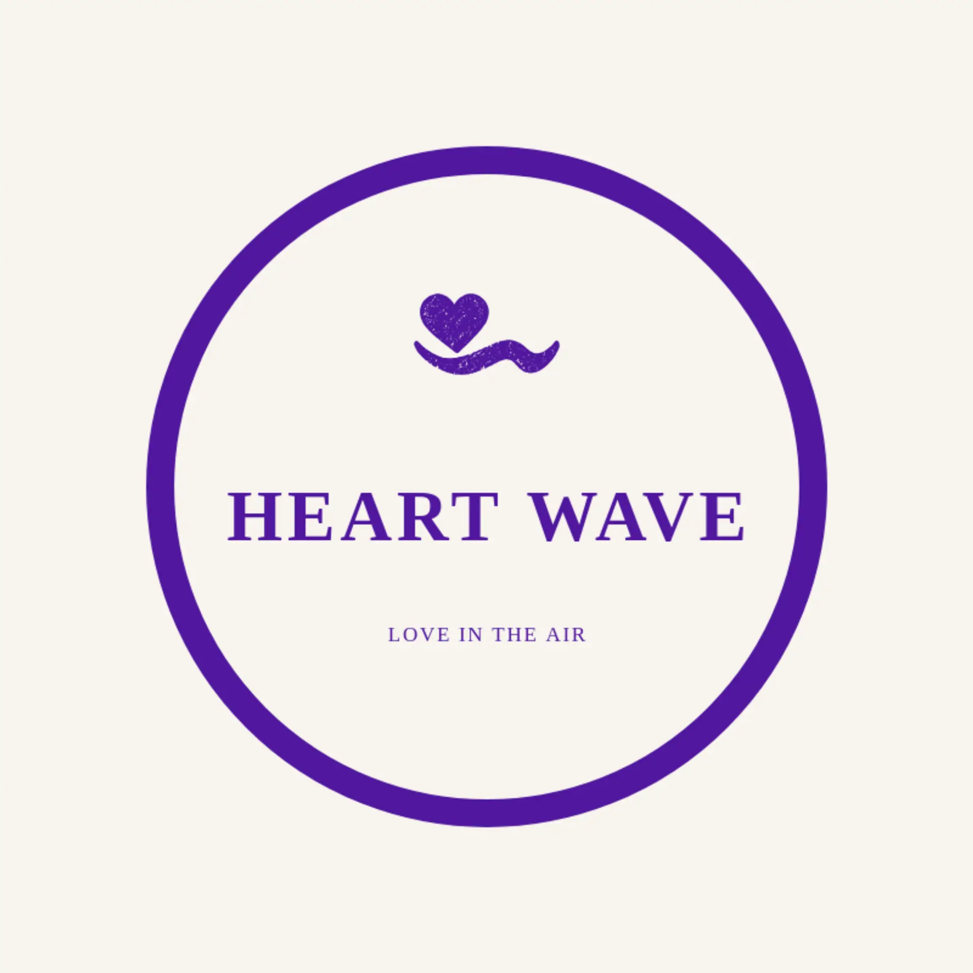 Heart Wave logo for message