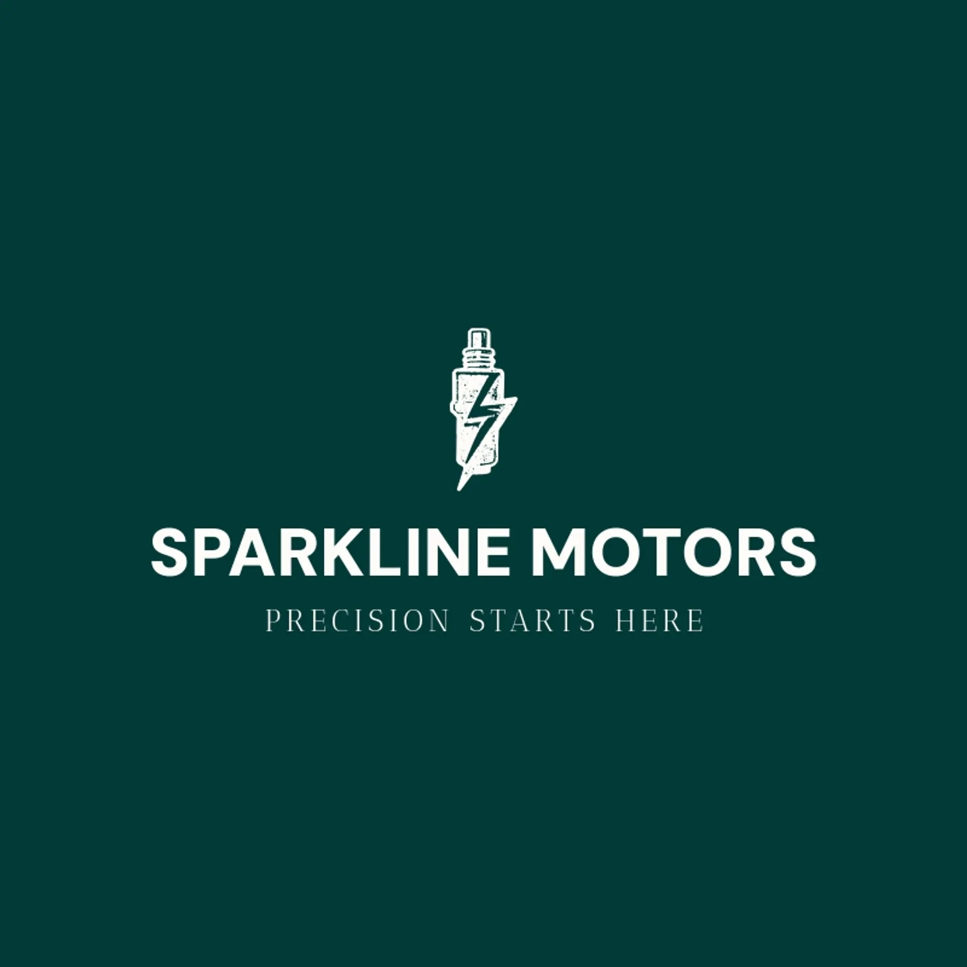 Sparkline Motors logo for motor shop