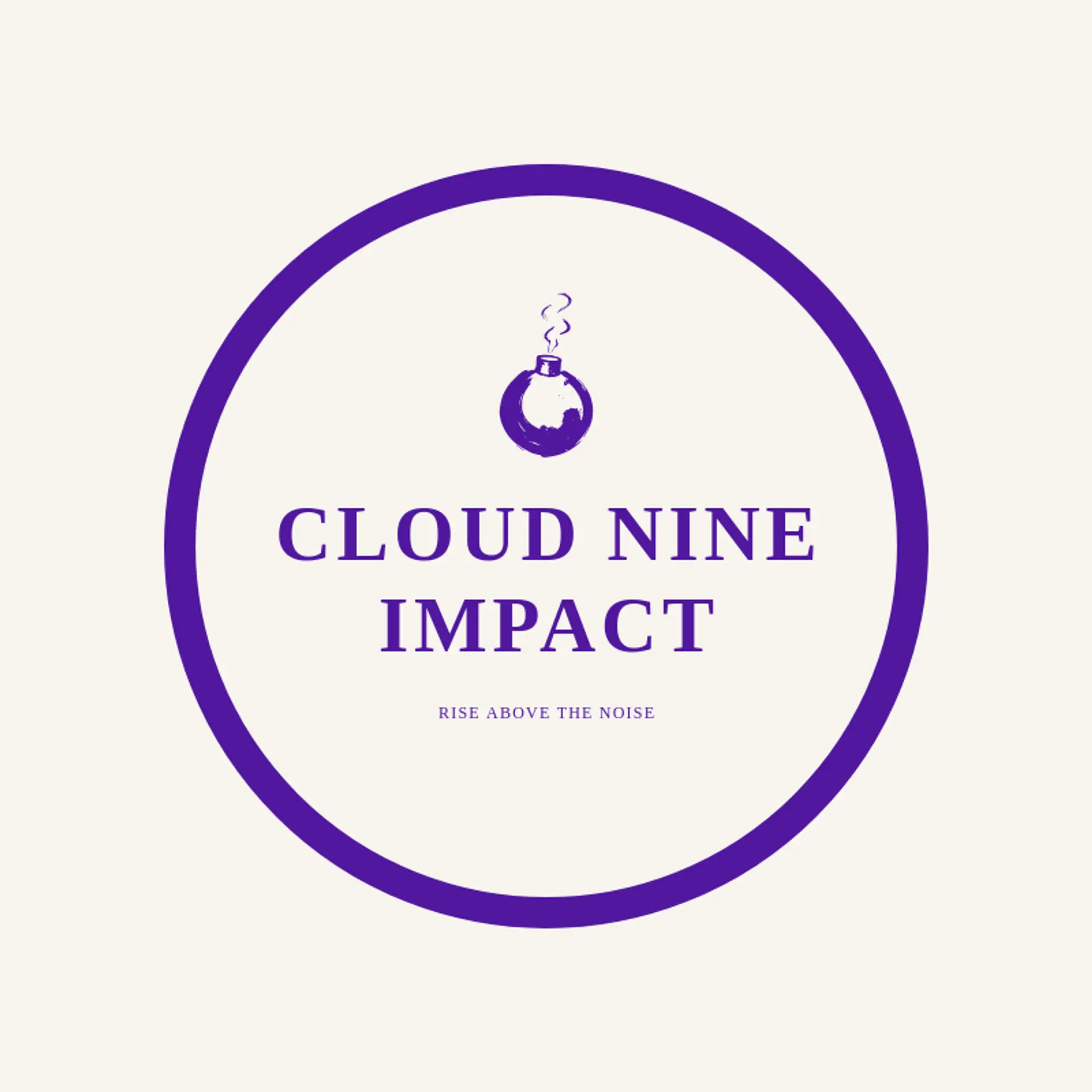 Cloud Nine Impact logo for bomb