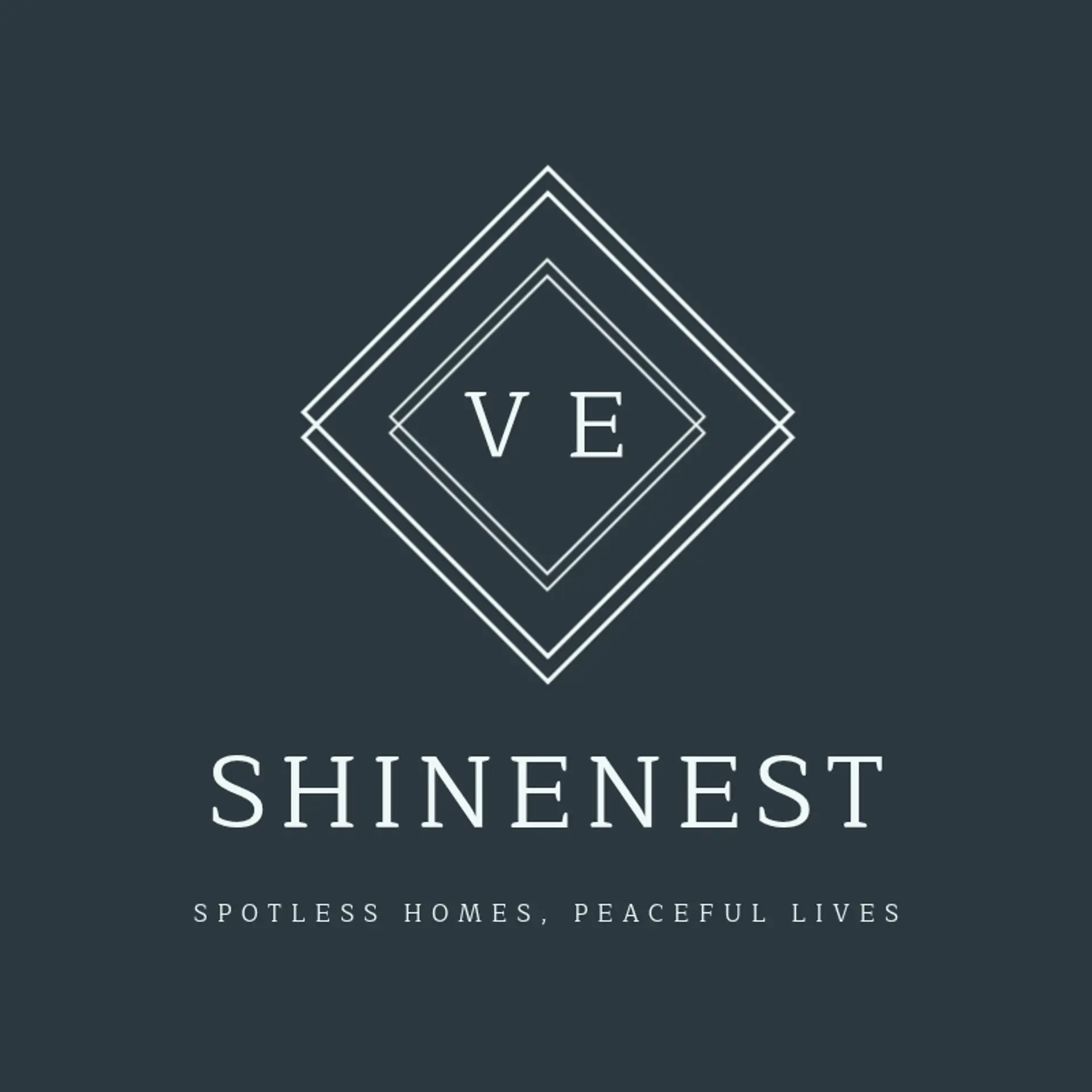 ShineNest logo for house cleaning