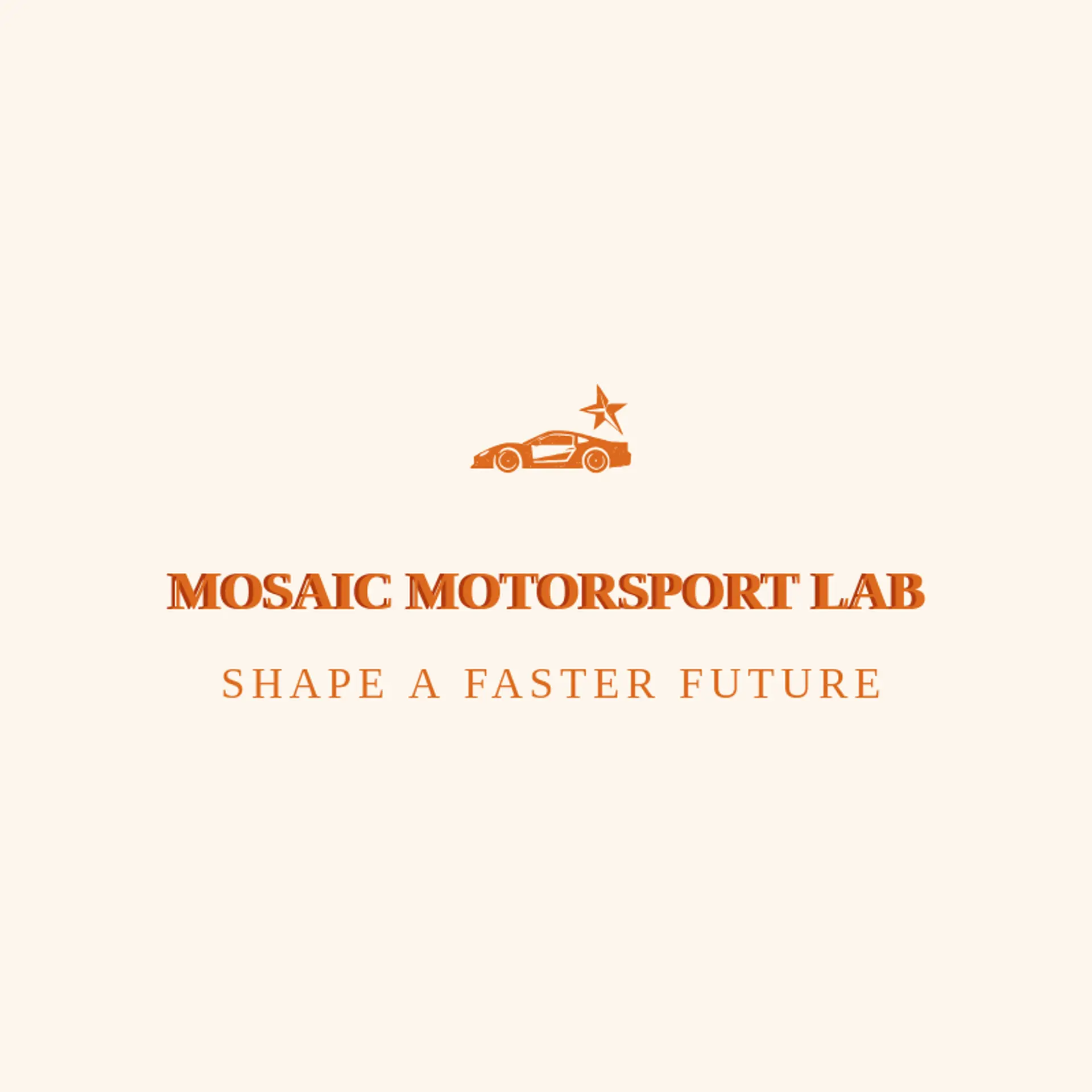 Mosaic Motorsport Lab logo for race