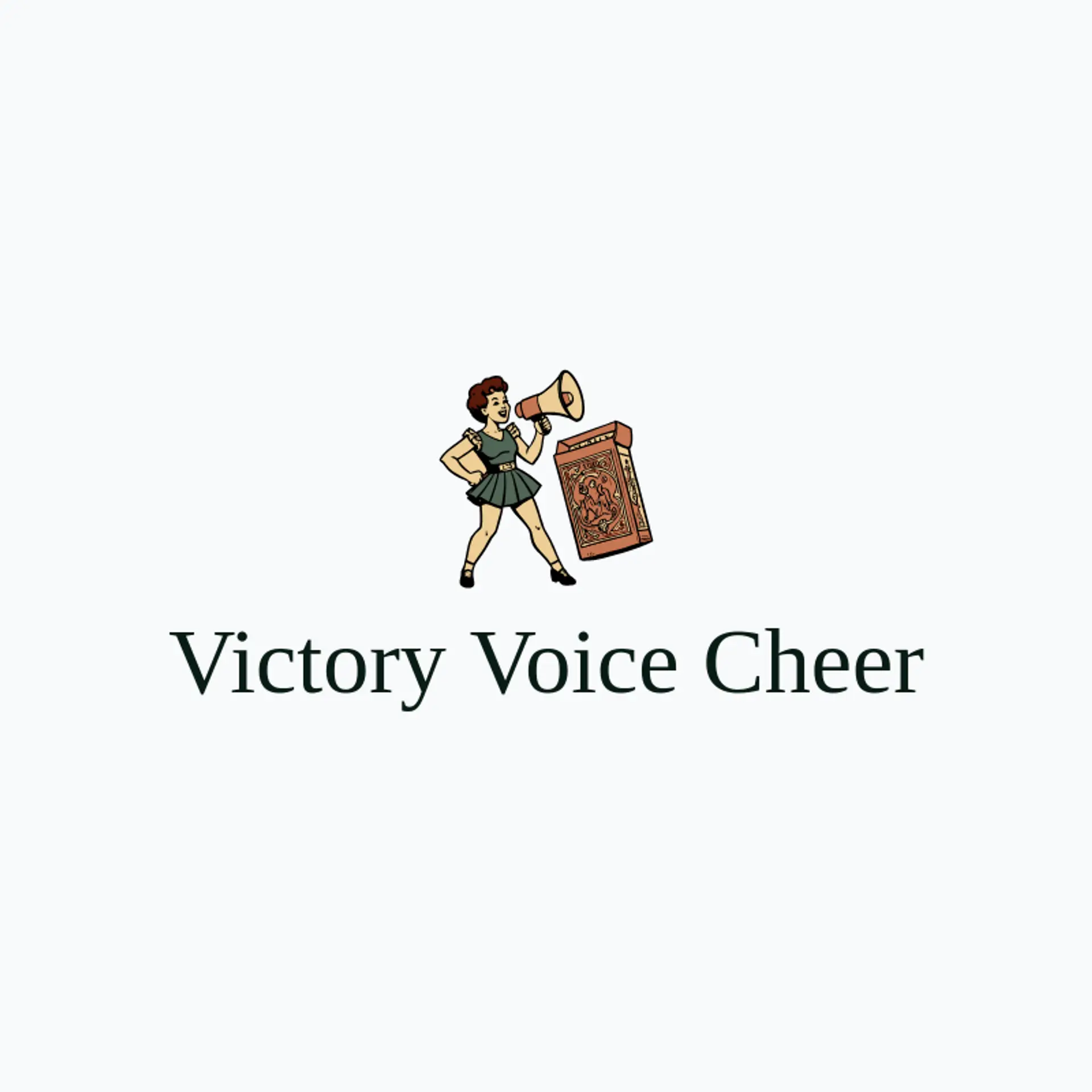 Victory Voice Cheer logo for cheerleader