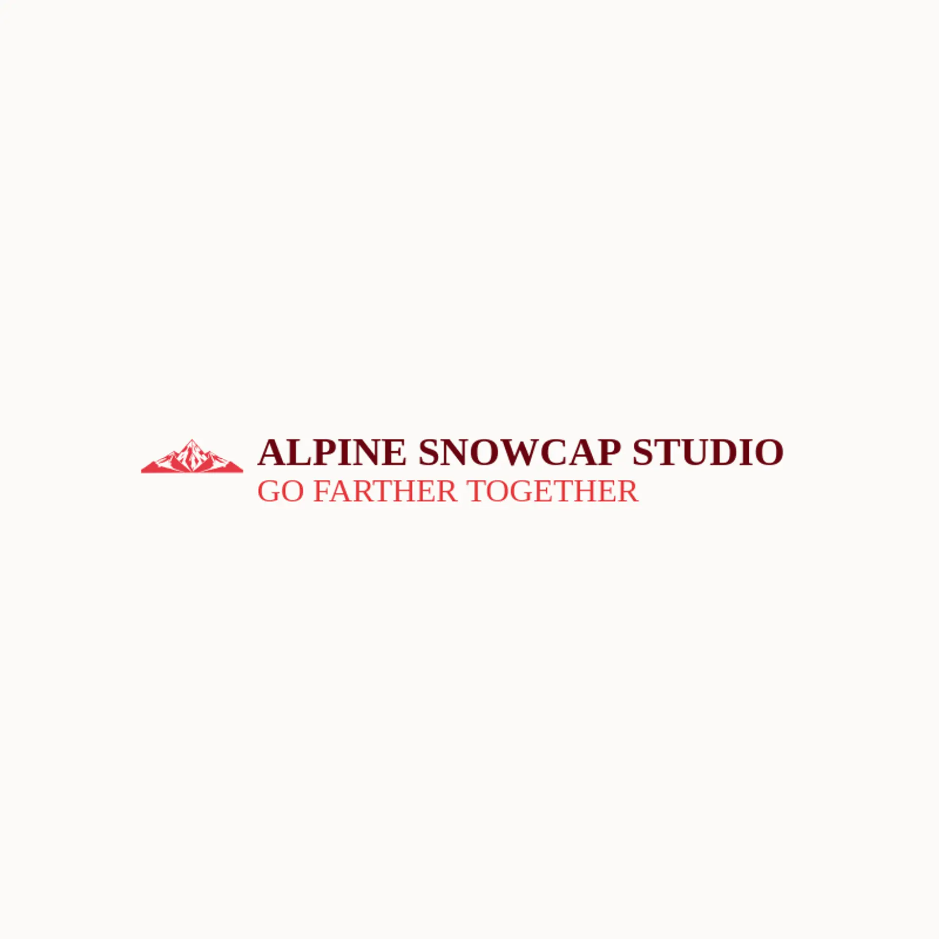 Alpine Snowcap Studio logo for alpine