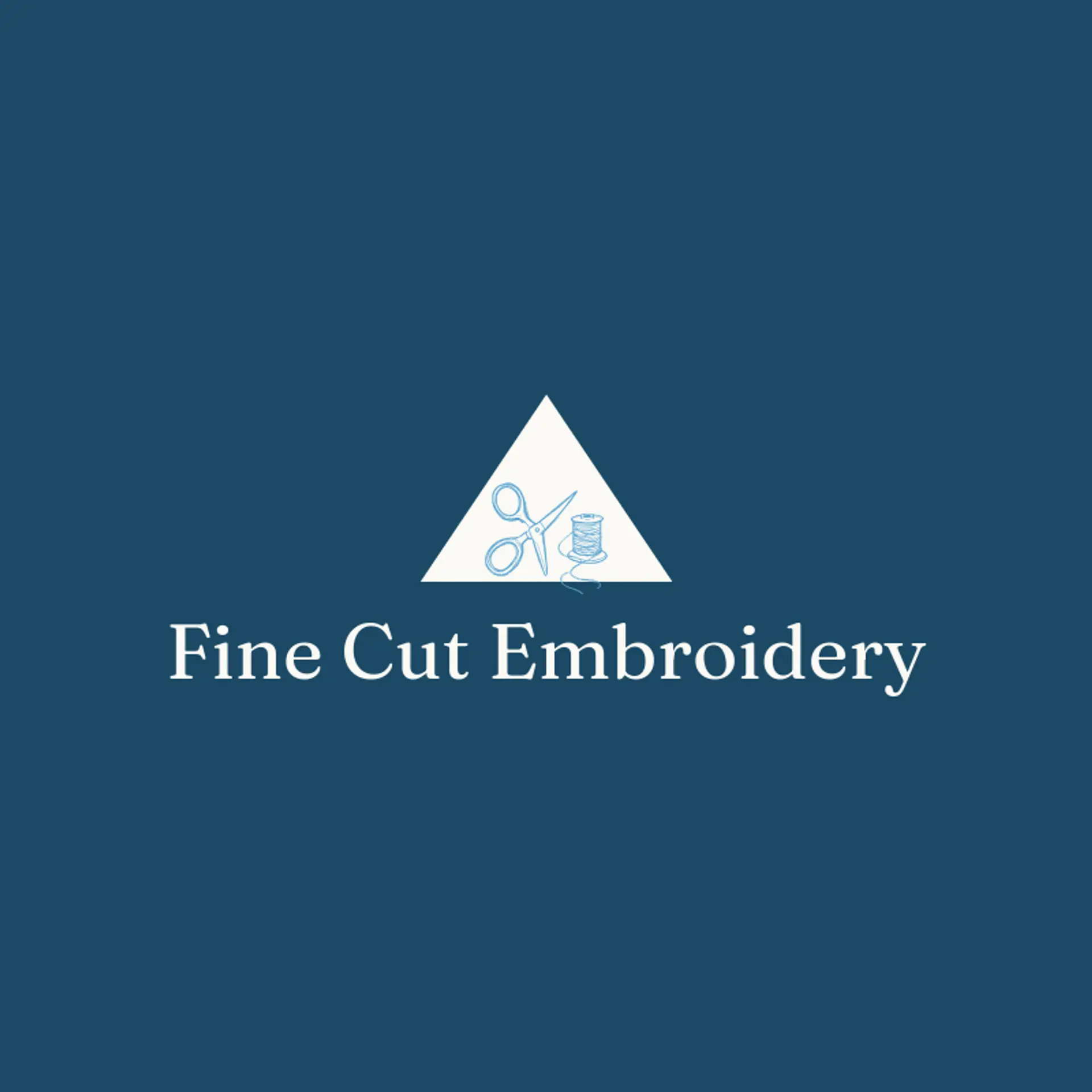 Fine Cut Embroidery logo for embroidery