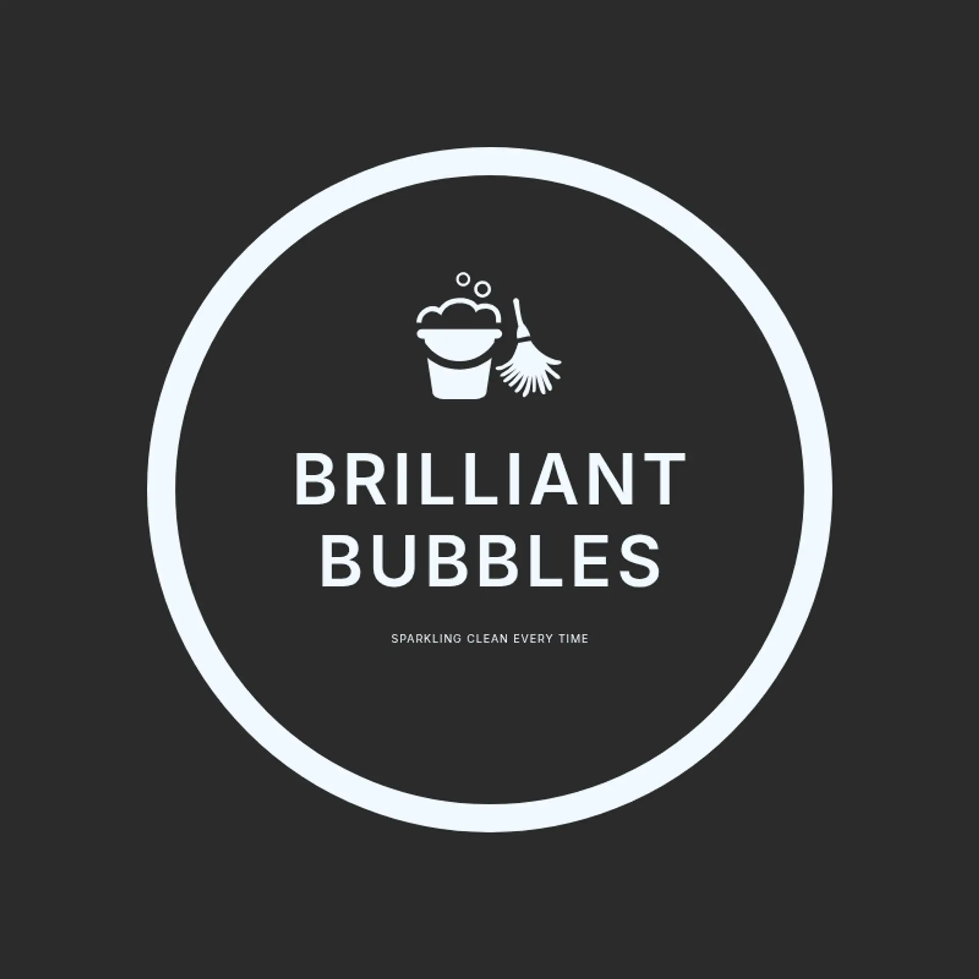 Brilliant Bubbles logo for blg cleaning service