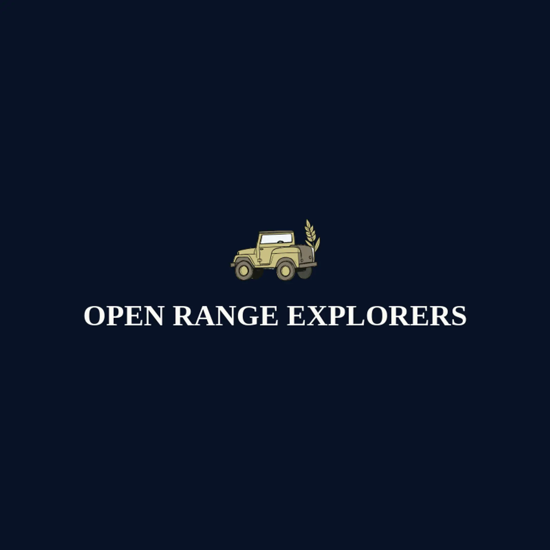 Open Range Explorers logo for jeep