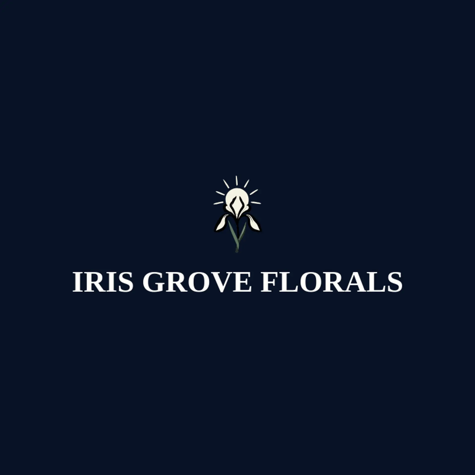 Iris Grove Florals logo for iris