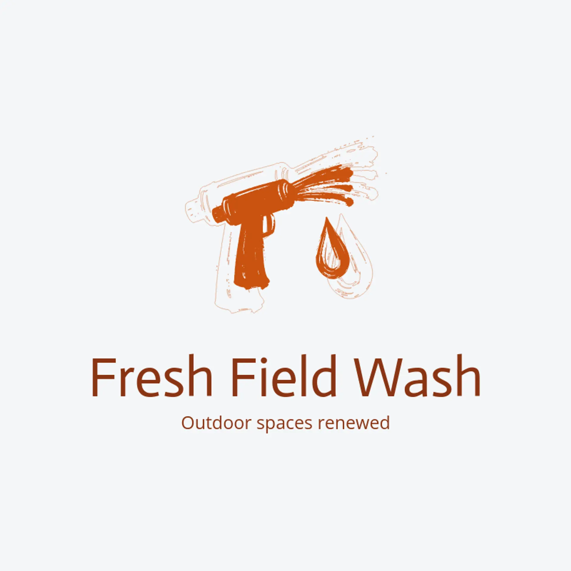 Fresh Field Wash logo for pressure wash