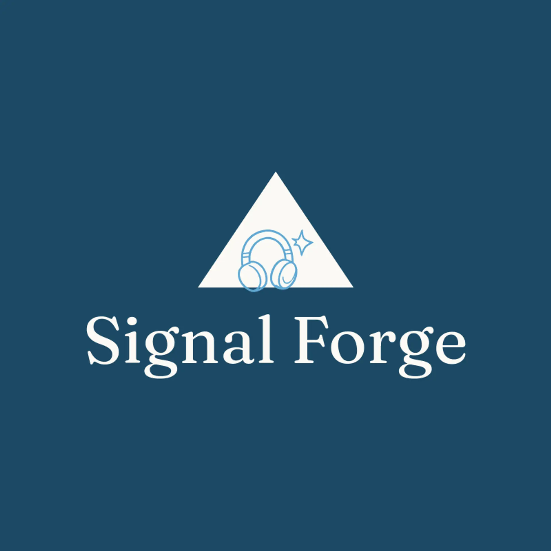 Signal Forge logo for headphones