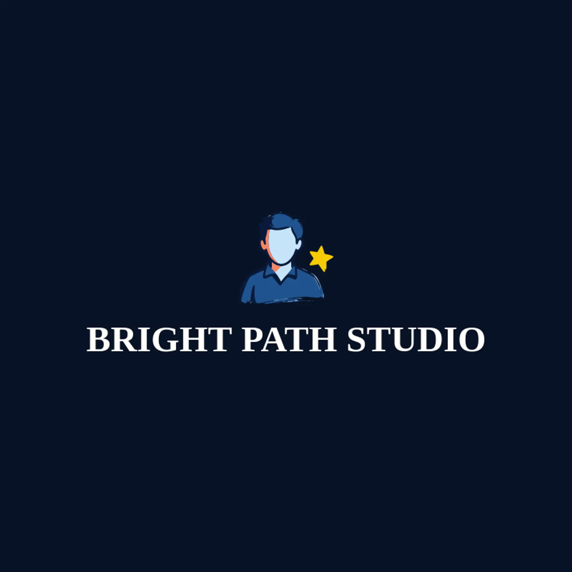 Bright Path Studio logo for freelancer