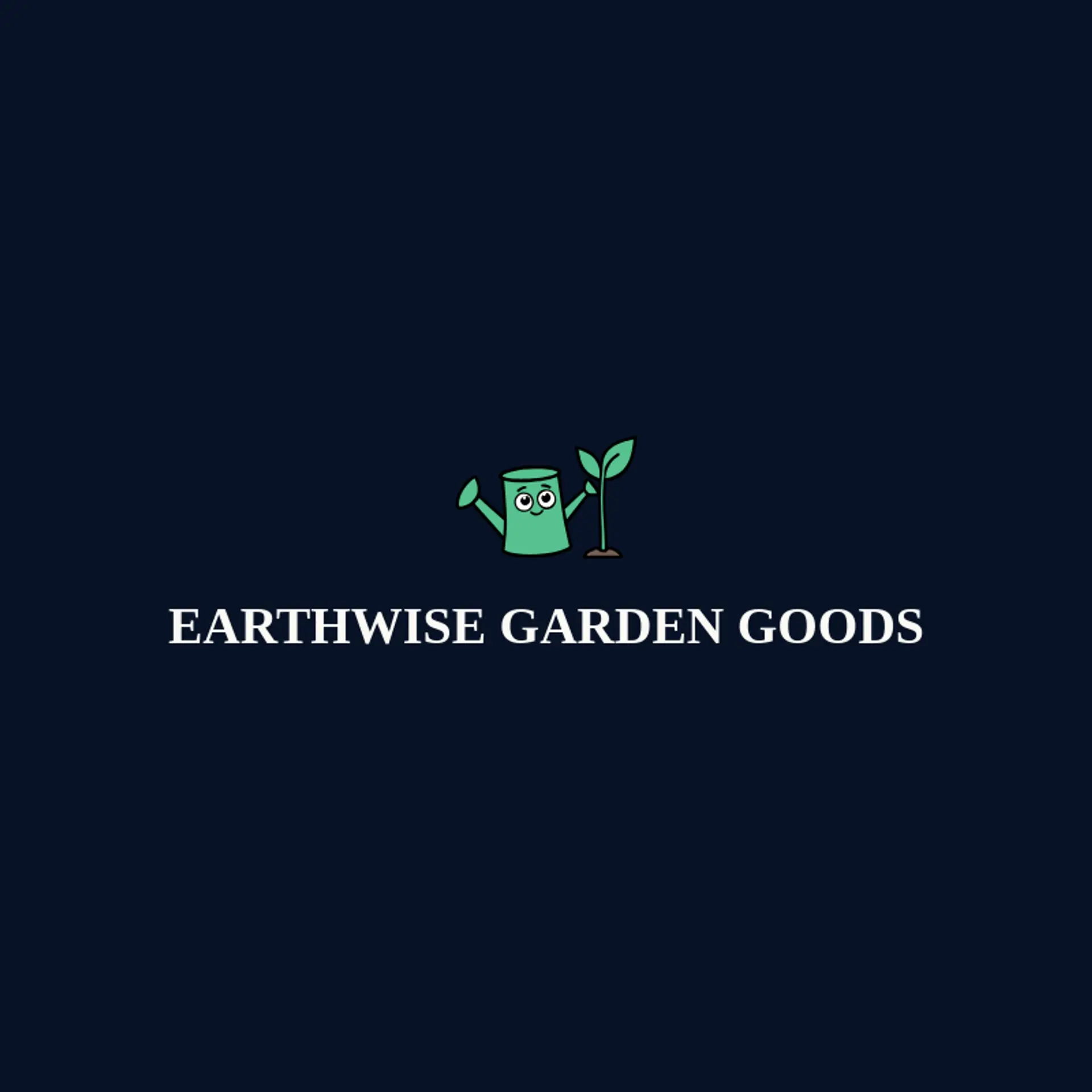 Earthwise Garden Goods logo for natural