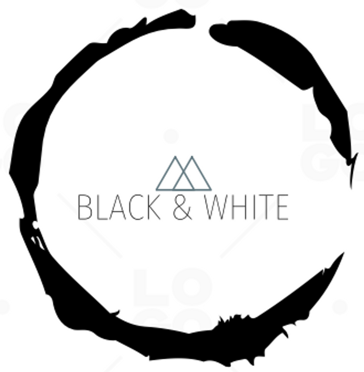 Black+White Logo Maker
