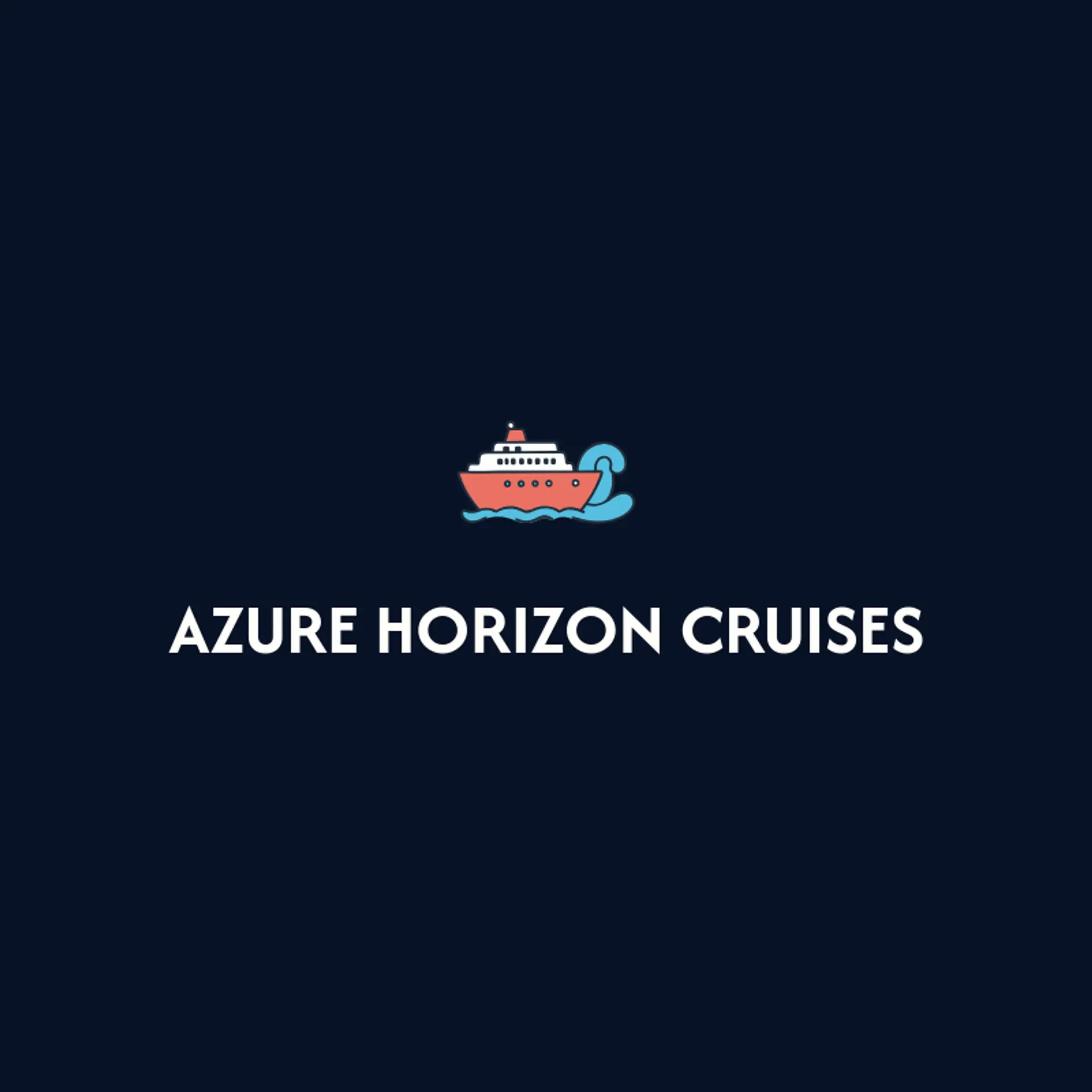 Azure Horizon Cruises logo for cruise