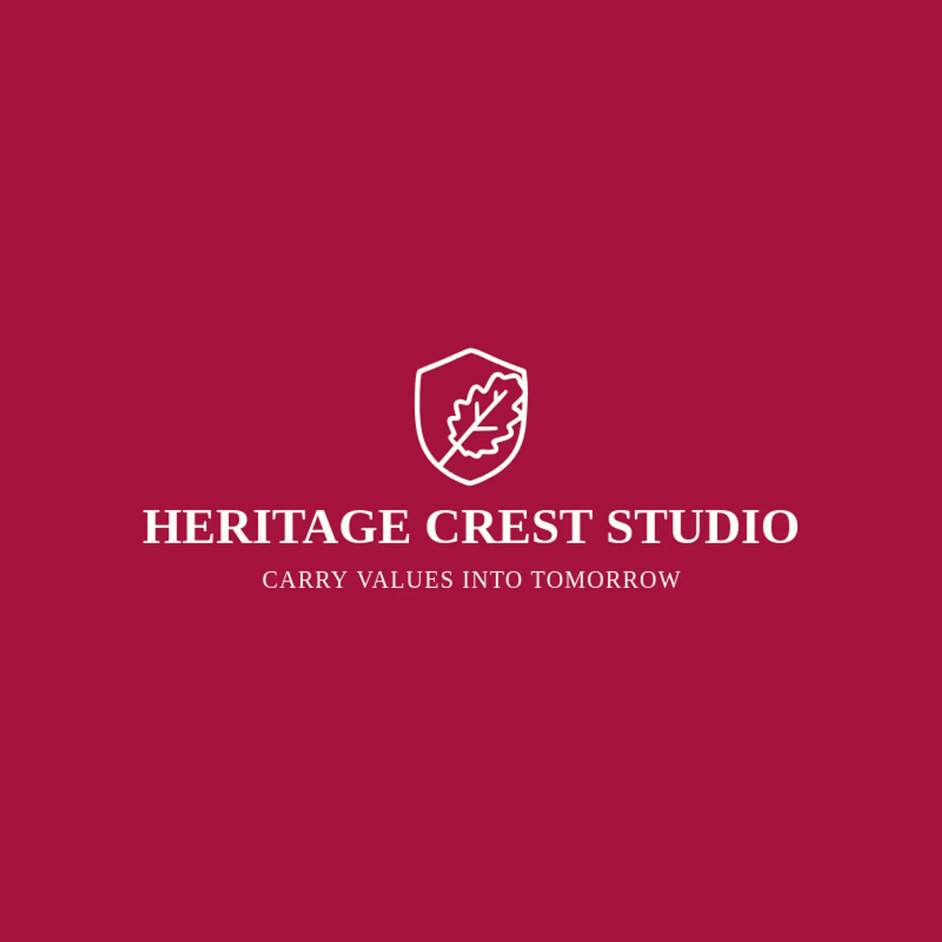 Heritage Crest Studio logo for official