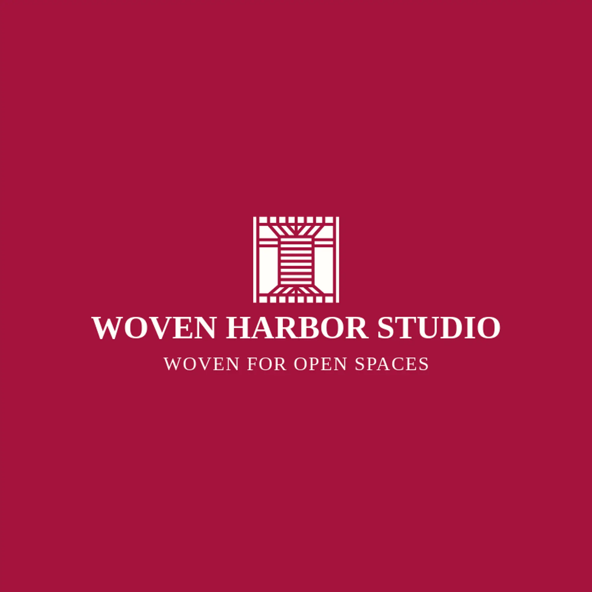 Woven Harbor Studio logo for loom