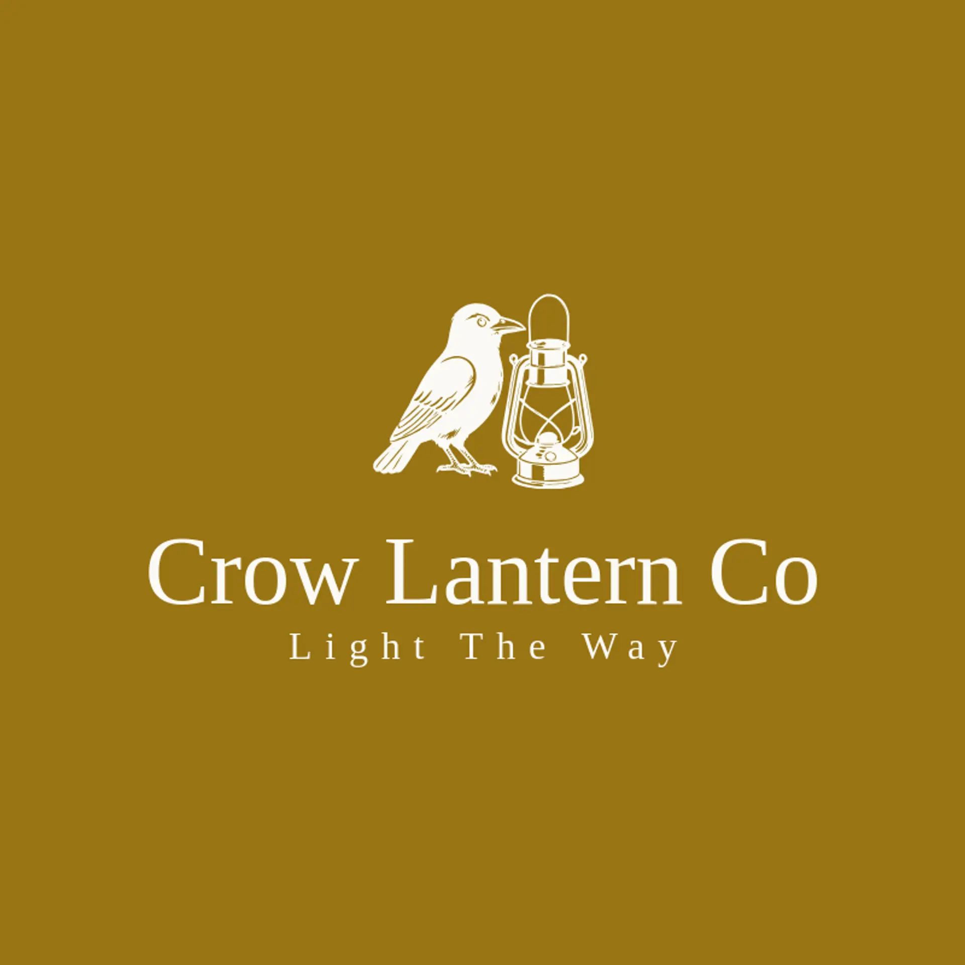 Crow Lantern Co logo for crow