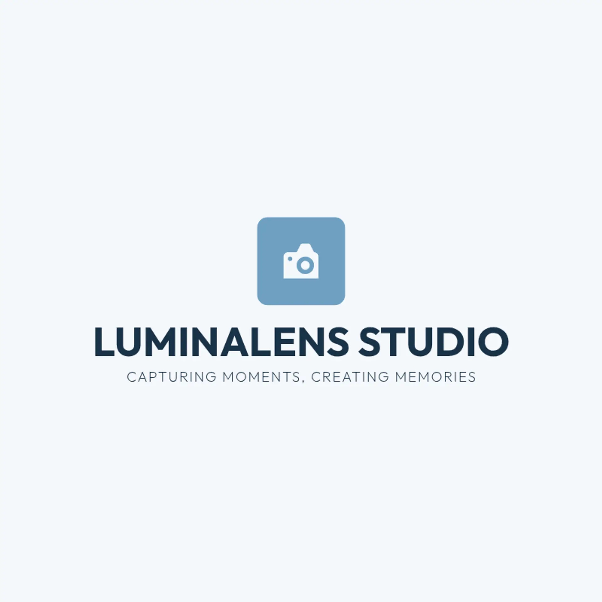 LuminaLens Studio logo for photography