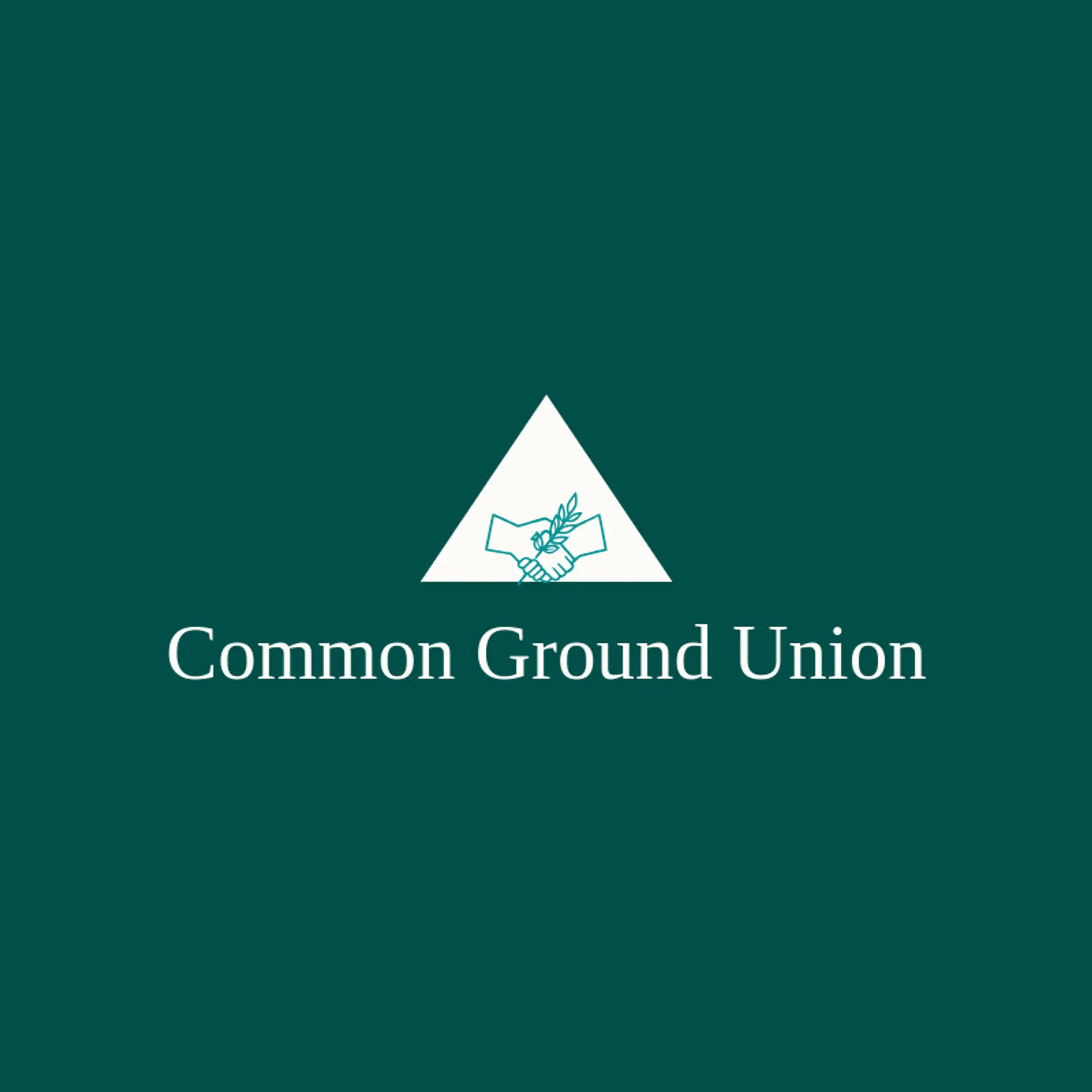 Common Ground Union logo for fraternity