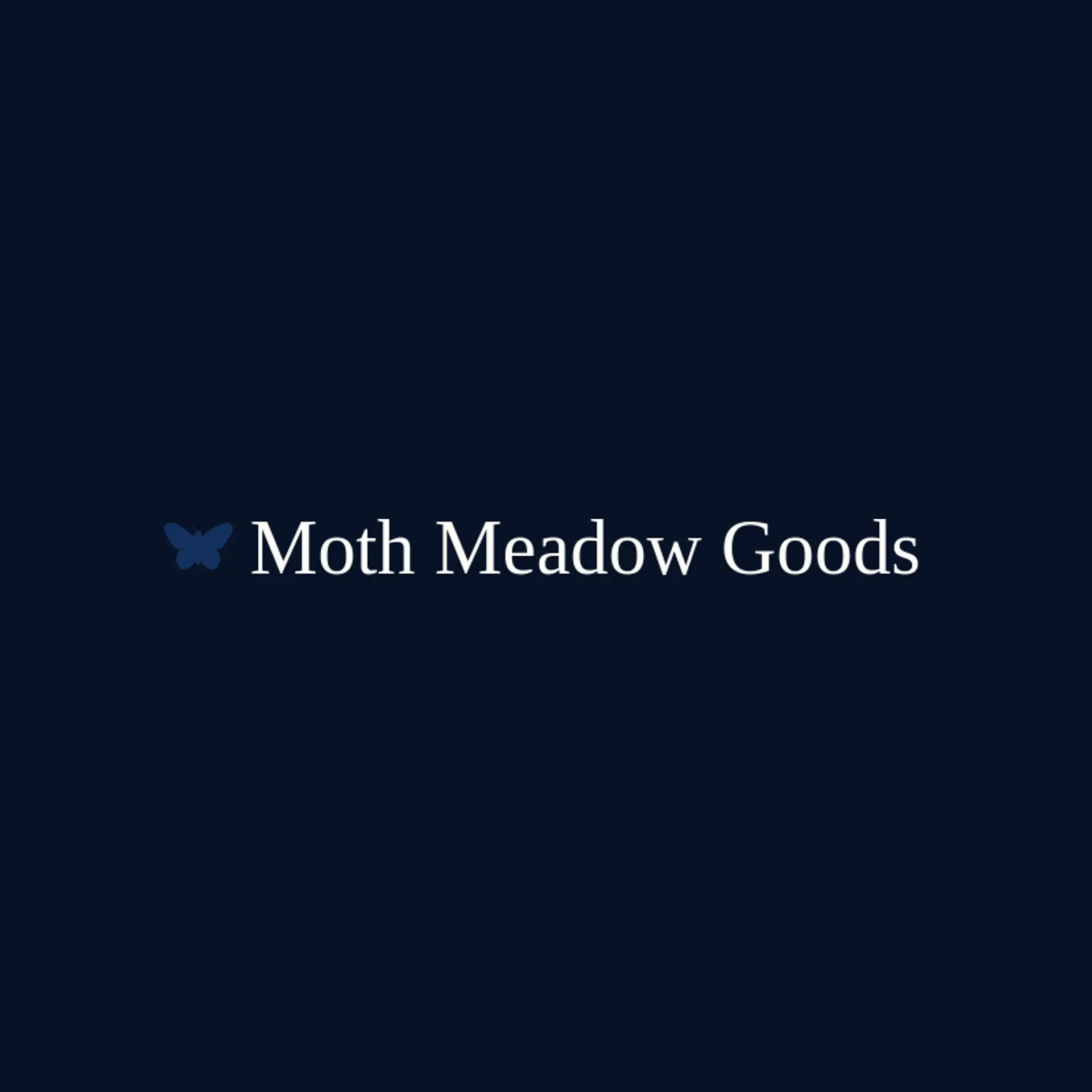 Moth Meadow Goods logo for moth