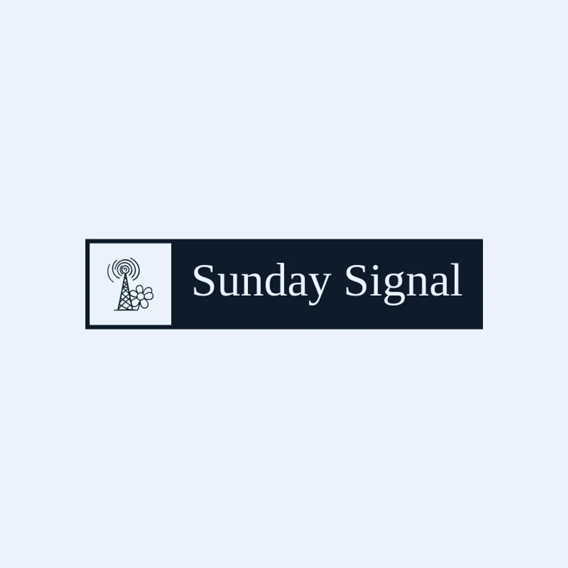 Sunday Signal logo for radio station