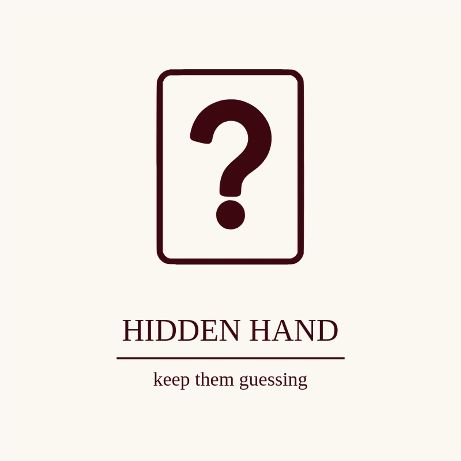 Hidden Hand logo for poker
