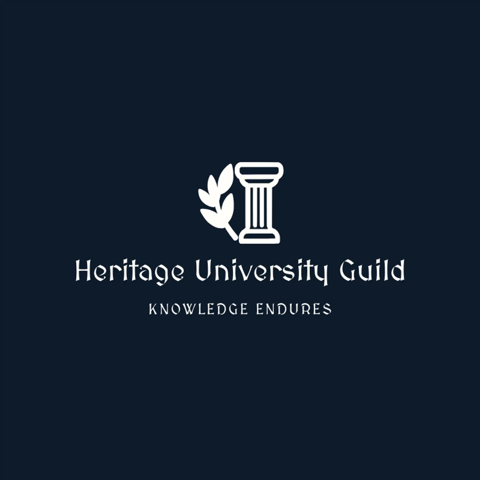 Heritage University Guild logo for university