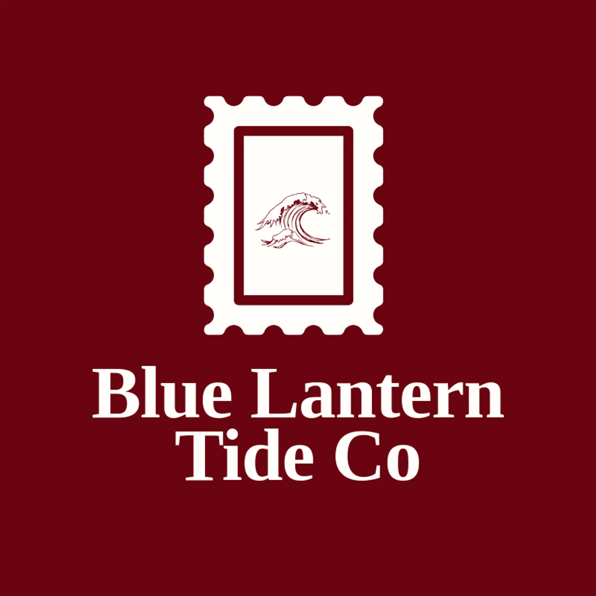 Blue Lantern Tide Co logo for tide